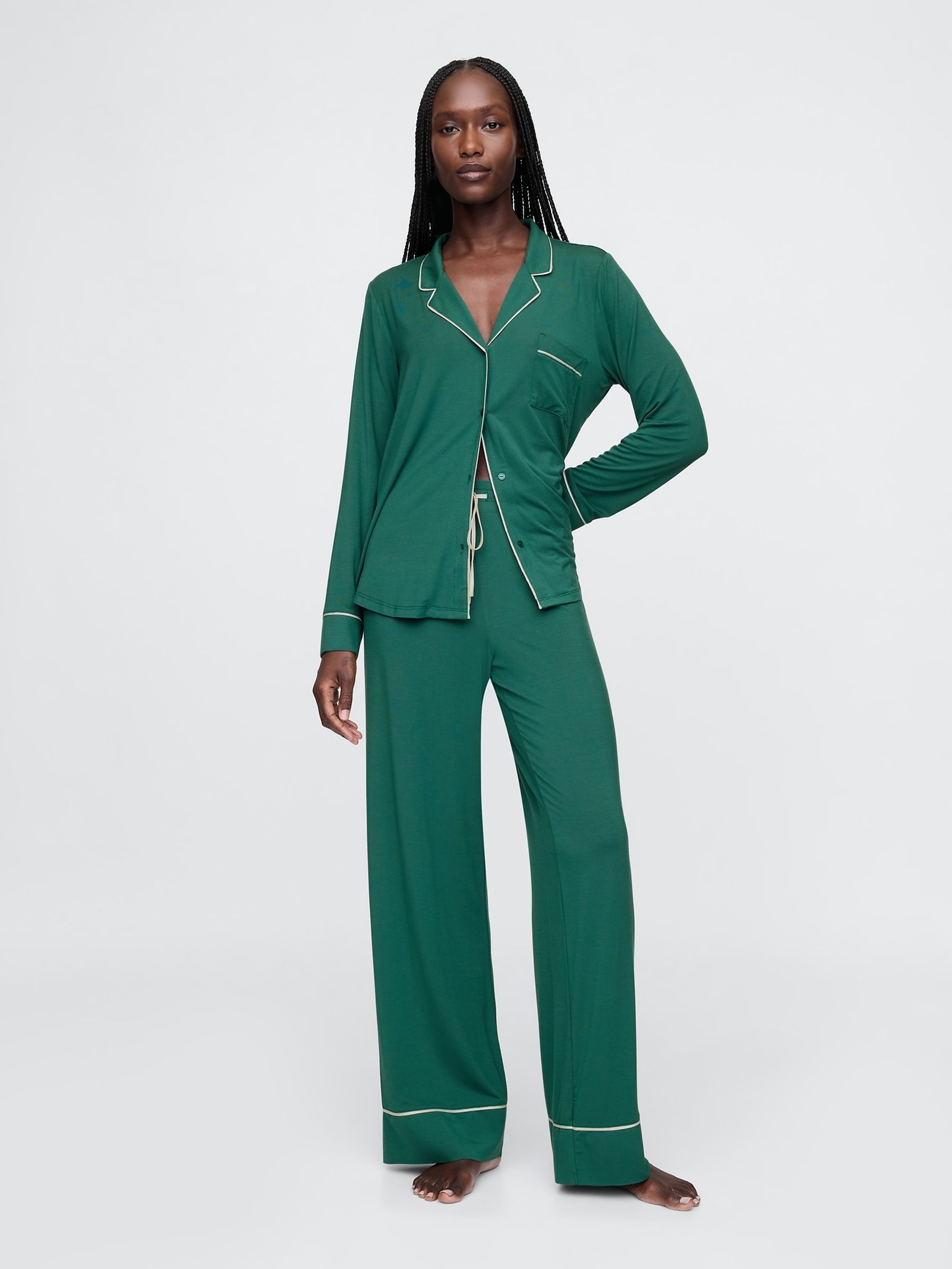 Green Modal Pyjama Bottoms