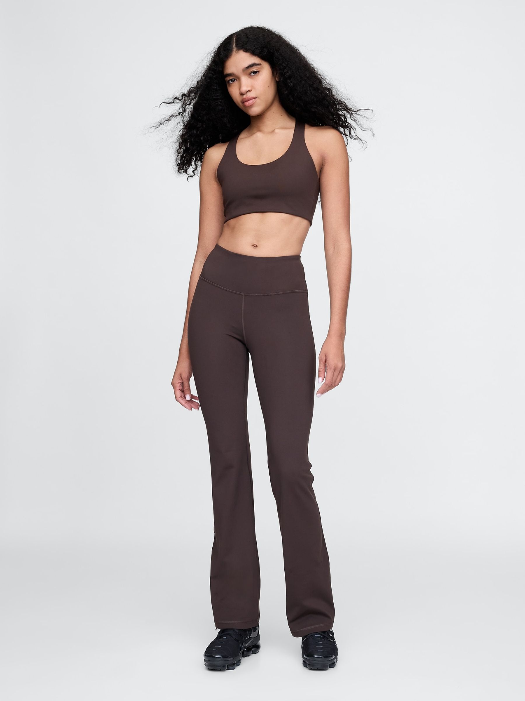 Brown yoga leggings 2025