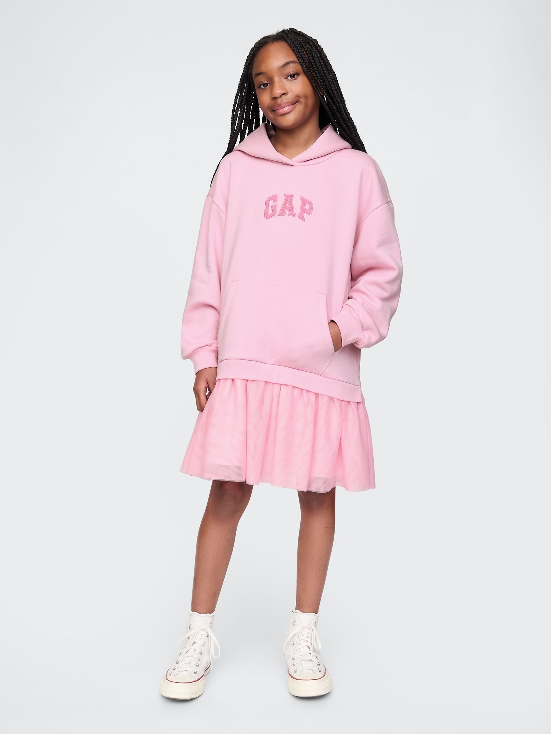 Buy Pink Wicked Vintage Soft Jumper Dress 4 13yrs from the Gap online shop