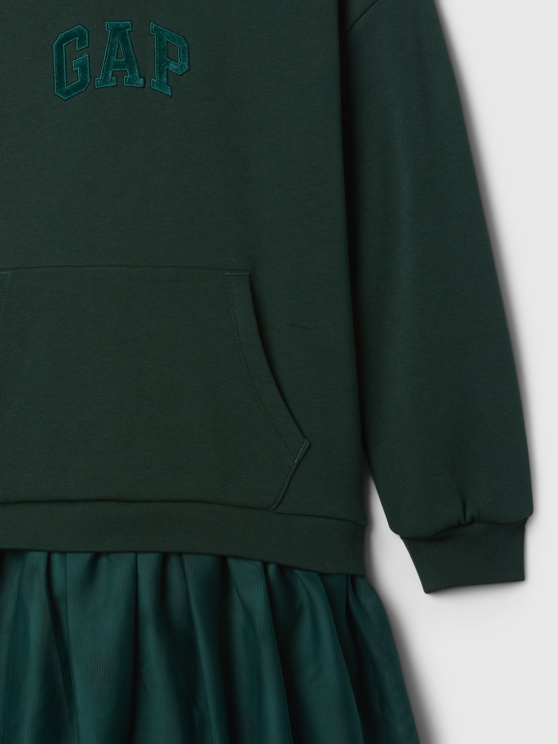 Green Wicked Vintage Soft Sweatshirt Dress 4 13yrs