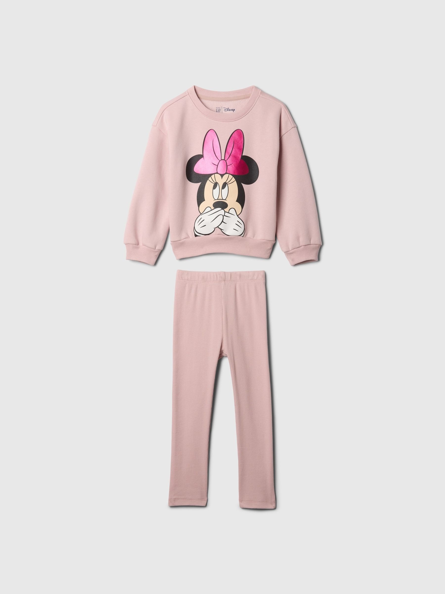Pink Disney Crew Neck Jumper and Leggings Set 6mths 5yrs