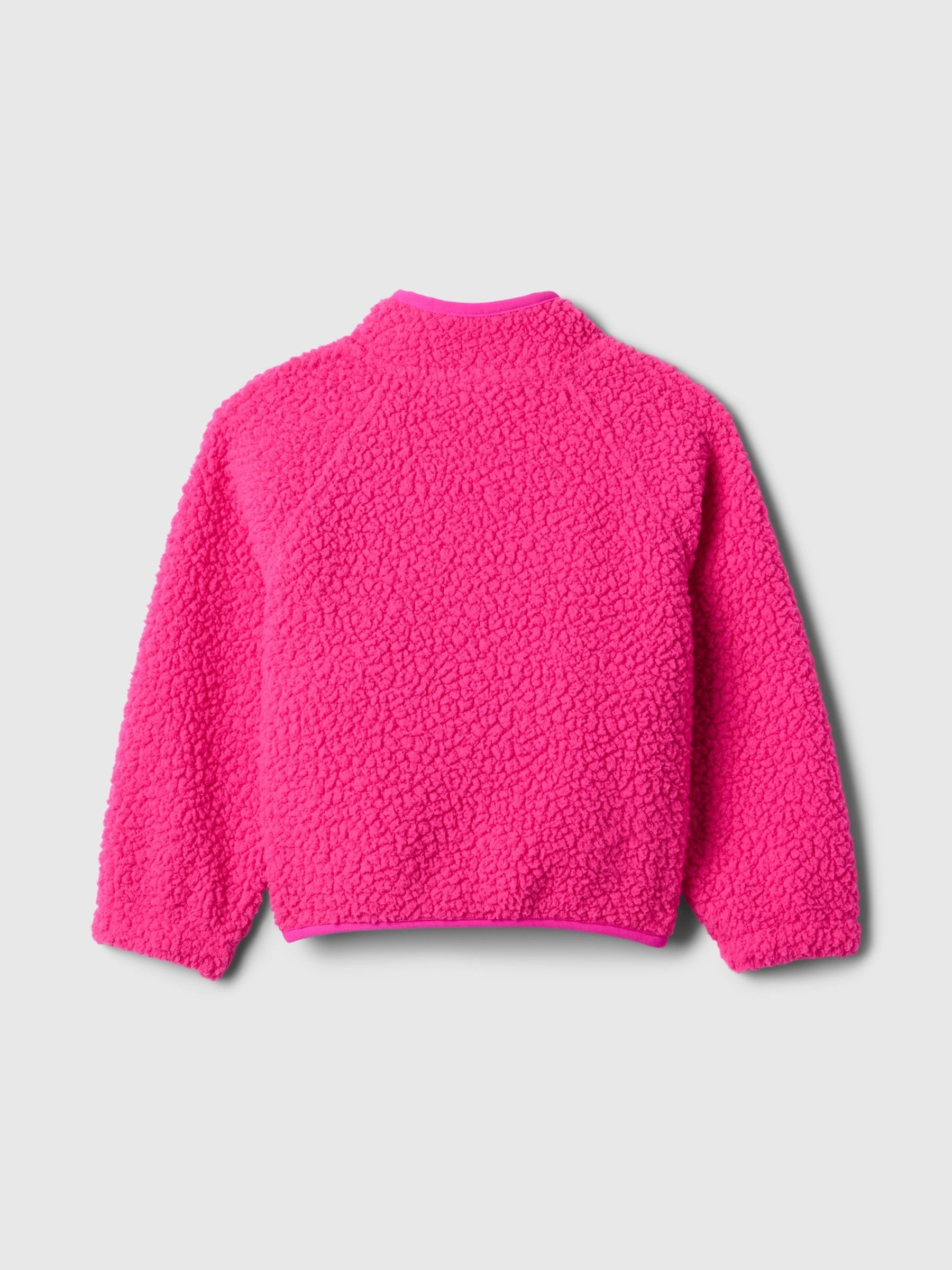 Buy Pink Sherpa Half Zip Pullover Fleece 6mths 5yrs from the Gap online shop