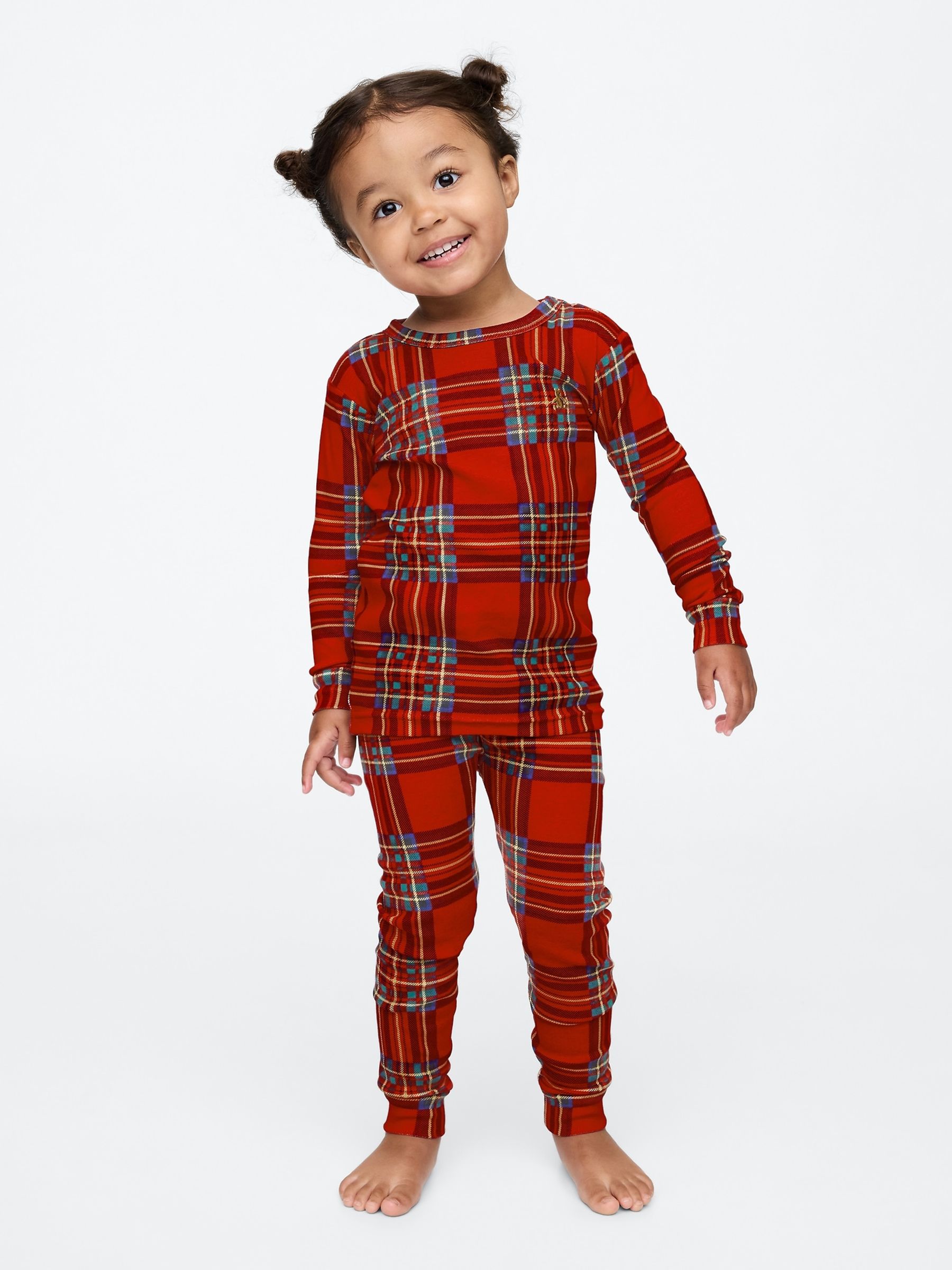 Buy Red Matching Family Christmas Plaid Pyjama Set 6mths 5yrs from the Gap online shop
