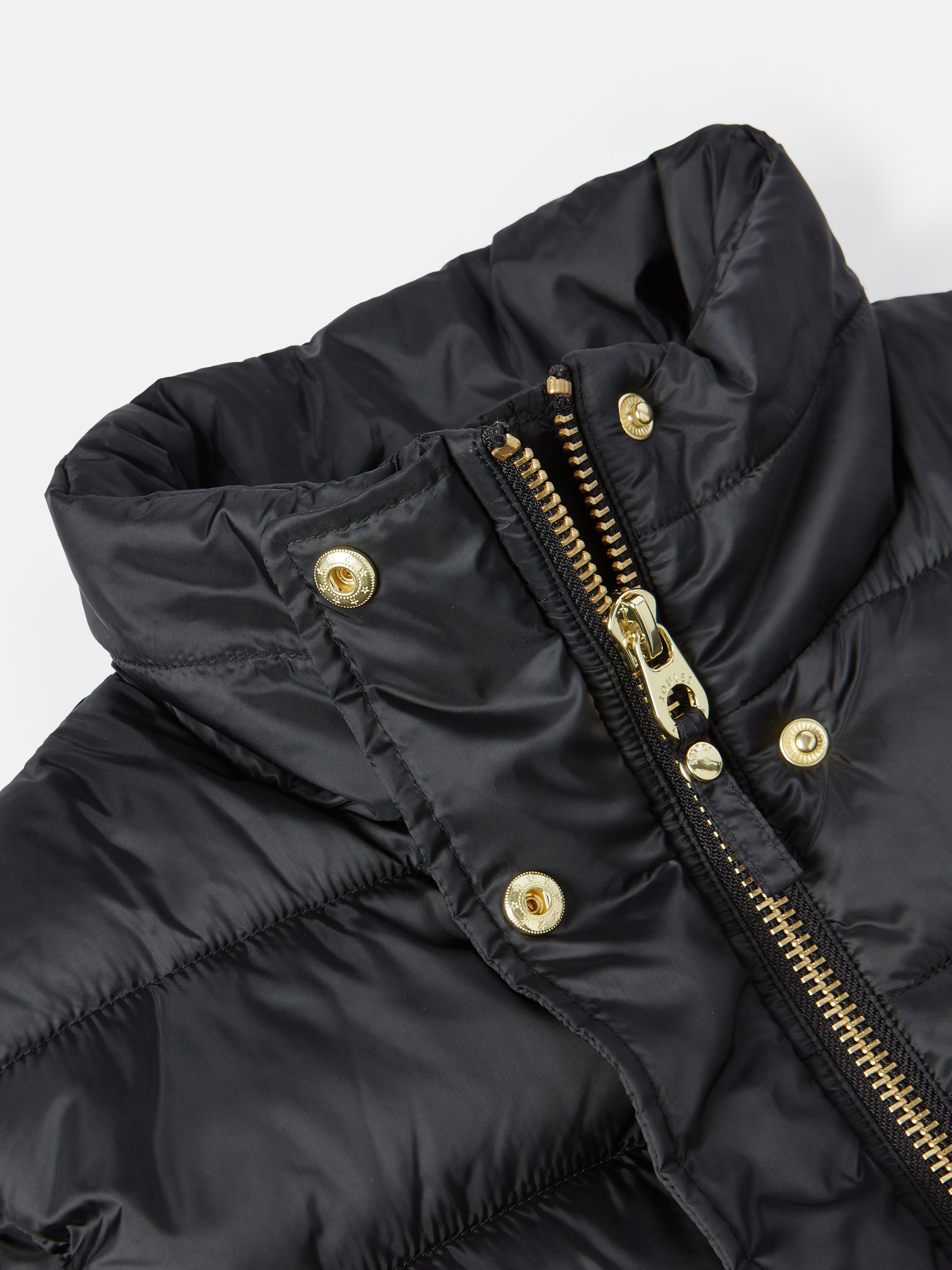 Black Showerproof Padded Gilet Joules