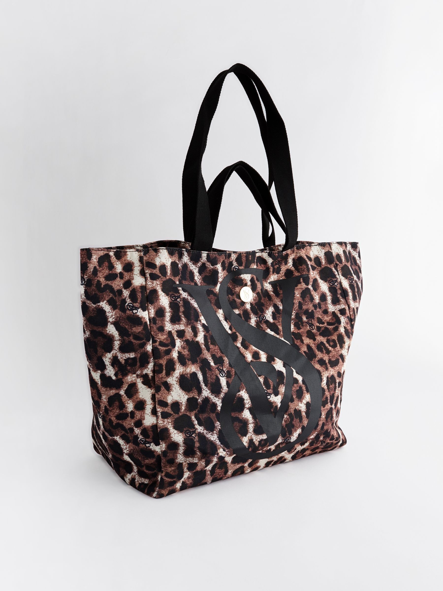 Victoria secret leopard tote bag on sale