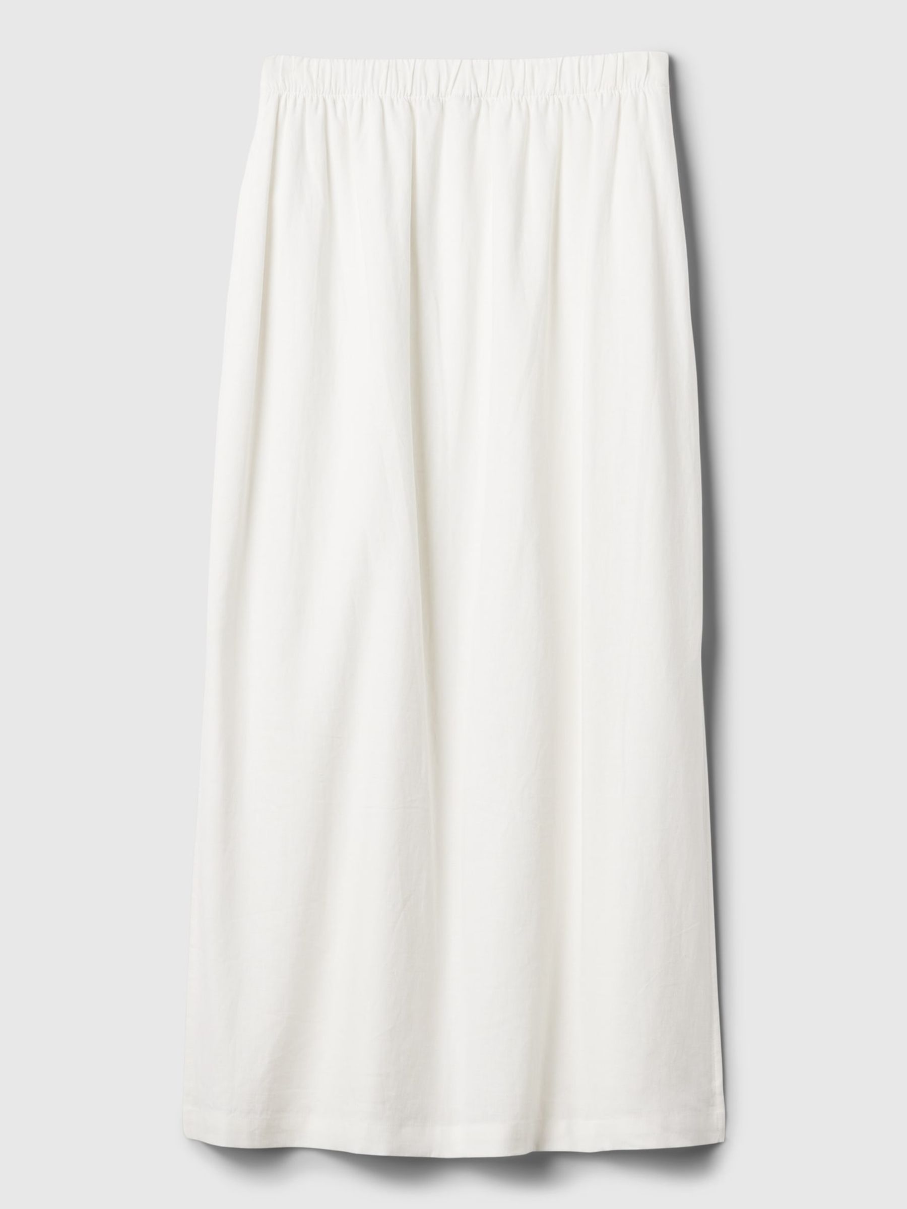 Buy White Linen Blend Maxi Skirt from the Gap online shop
