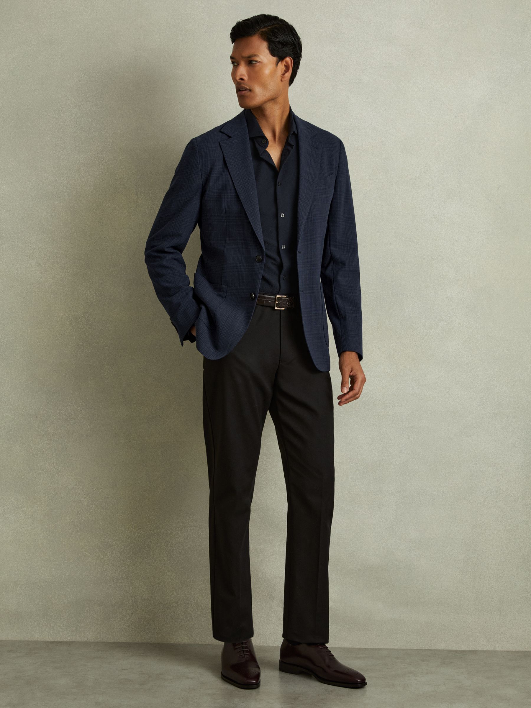 Reiss checked blazer hot sale
