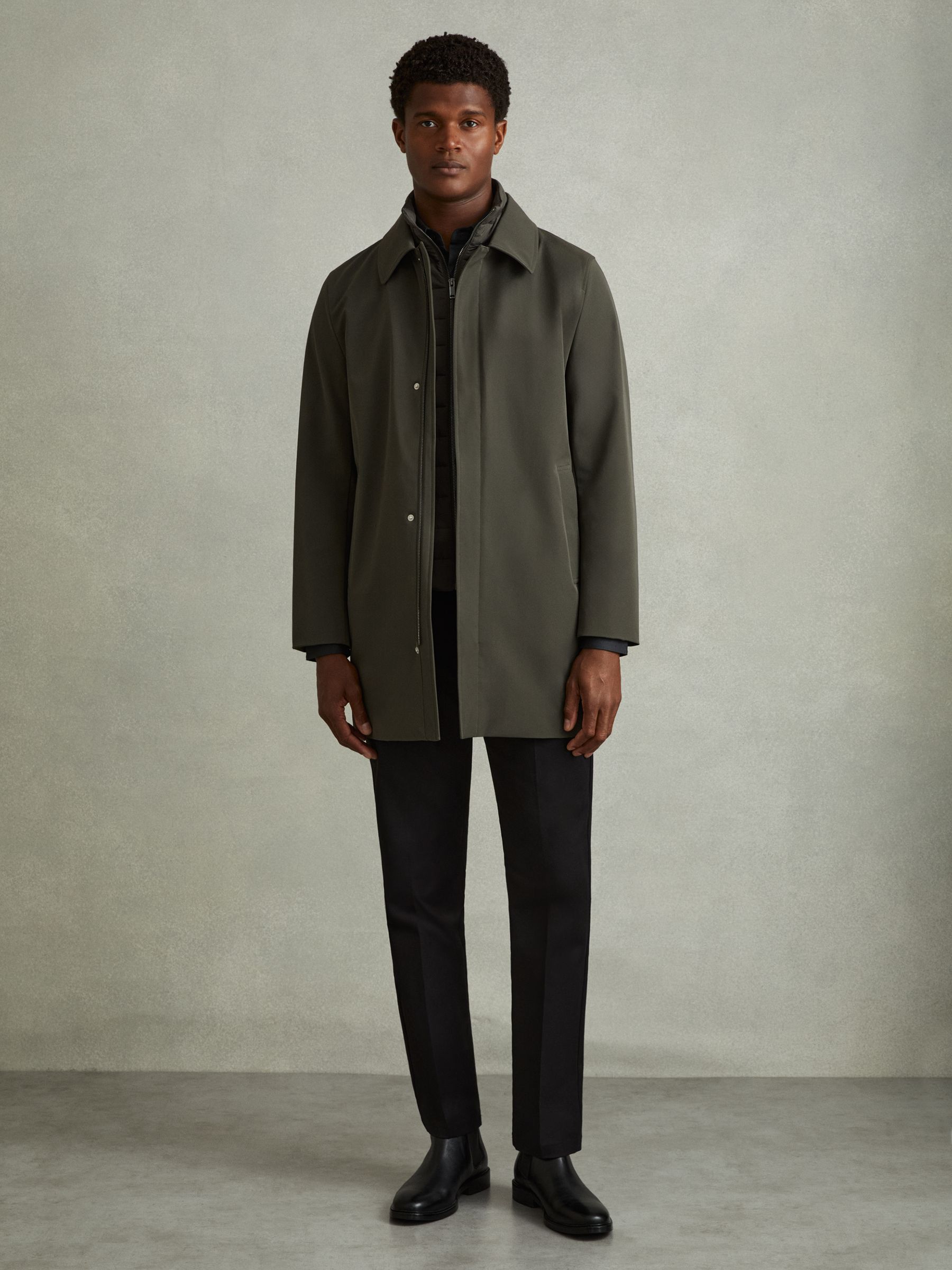 Reiss mens trench coat discount