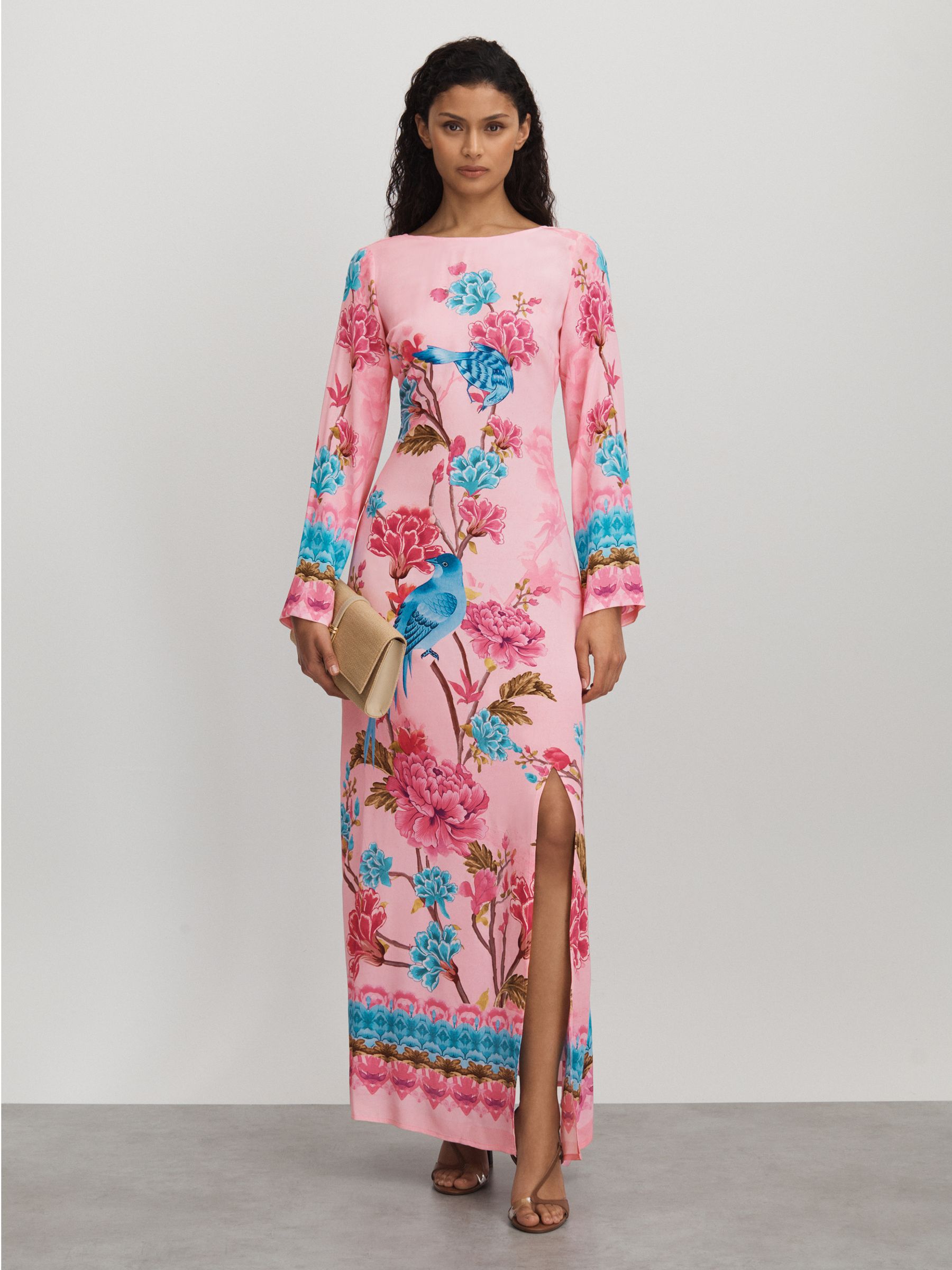 Reiss silk dress top