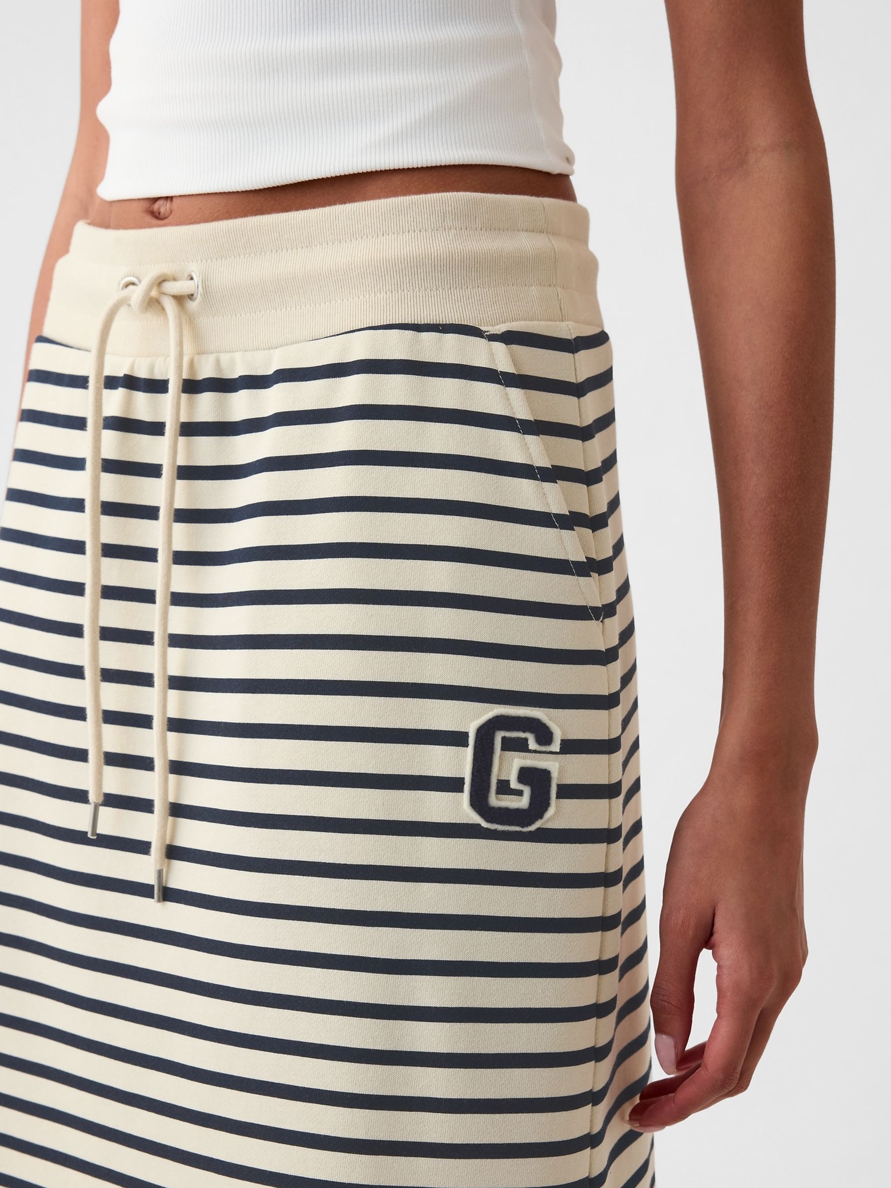 Sport stripe skirt sale