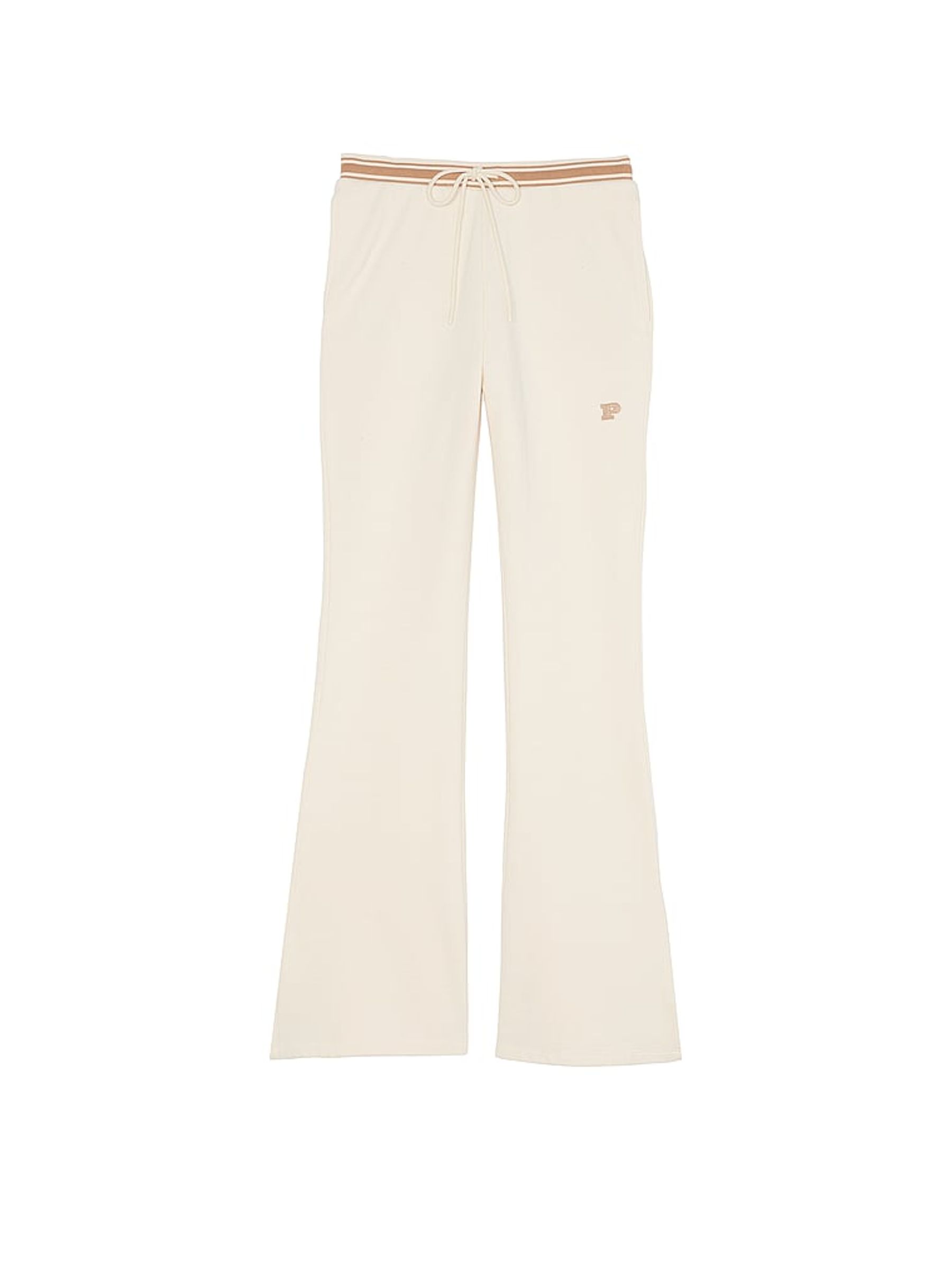 White Shell Knitted Flare Fleece Joggers Victoria s Secret Ireland