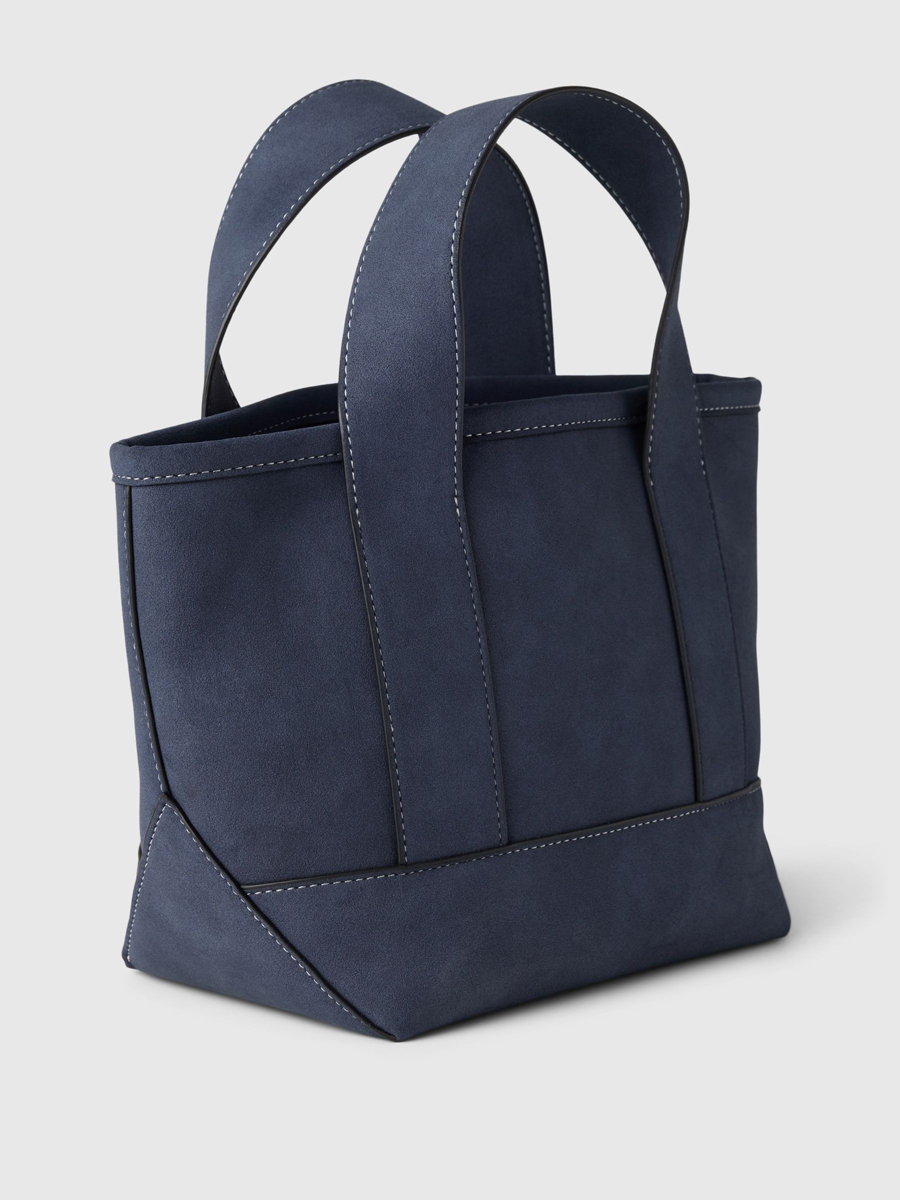 Vegan suede bag top