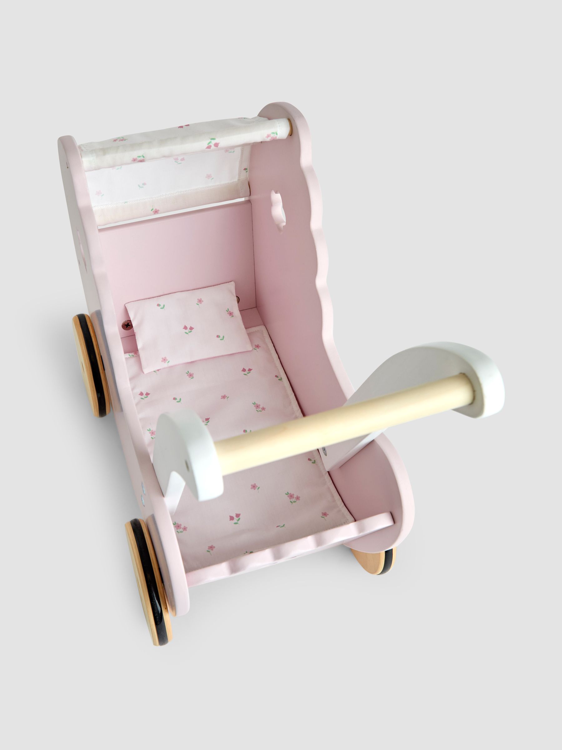 Pretty Floral Doll Pram JoJo Maman Bebe