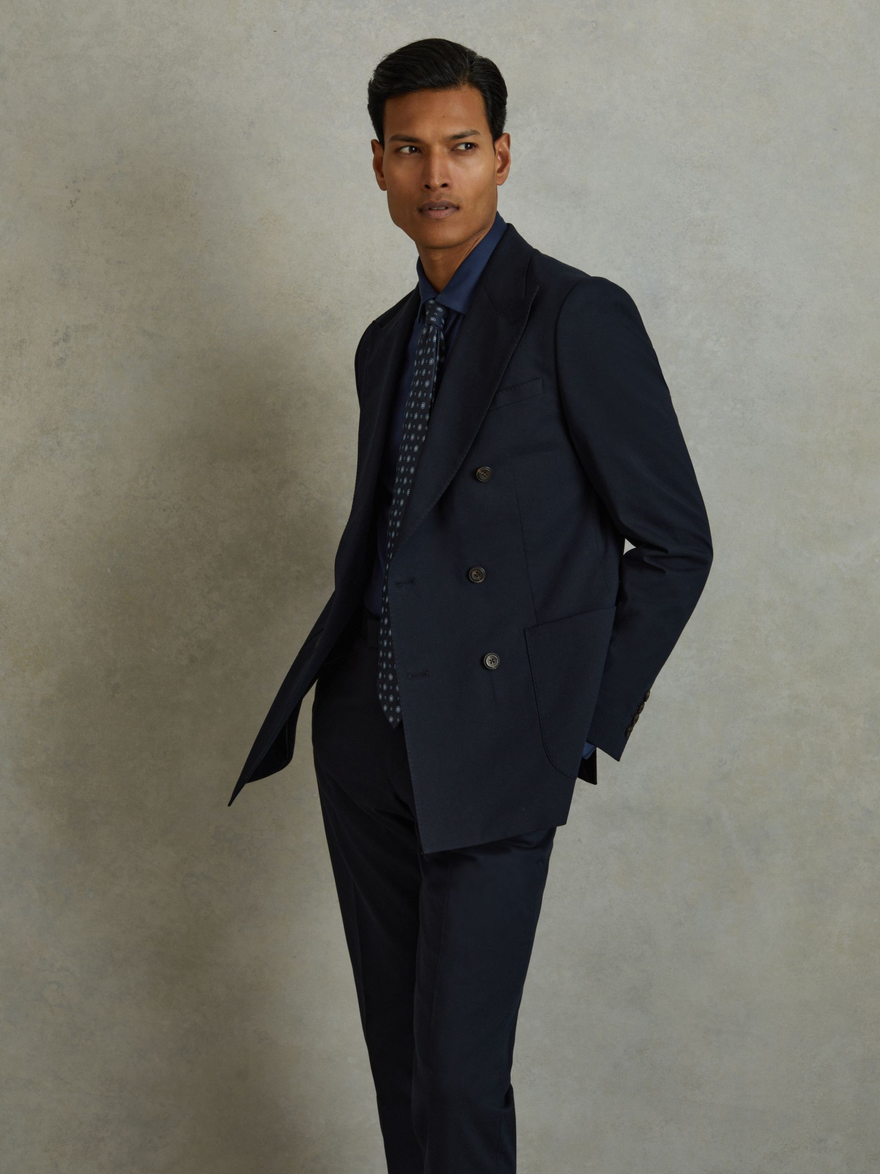 Reiss double breasted blazer sales