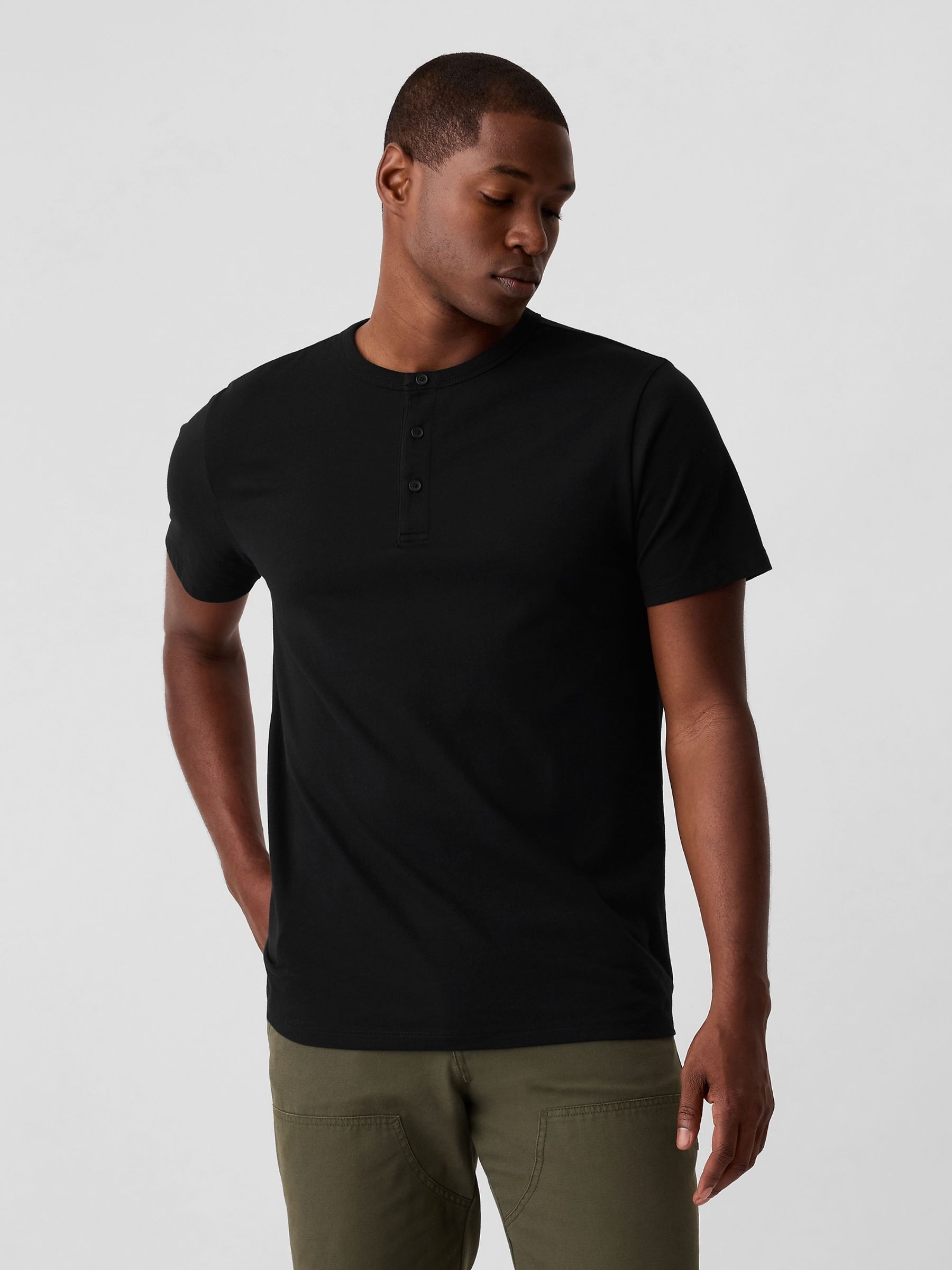 Henley t shirt online shopping 2025
