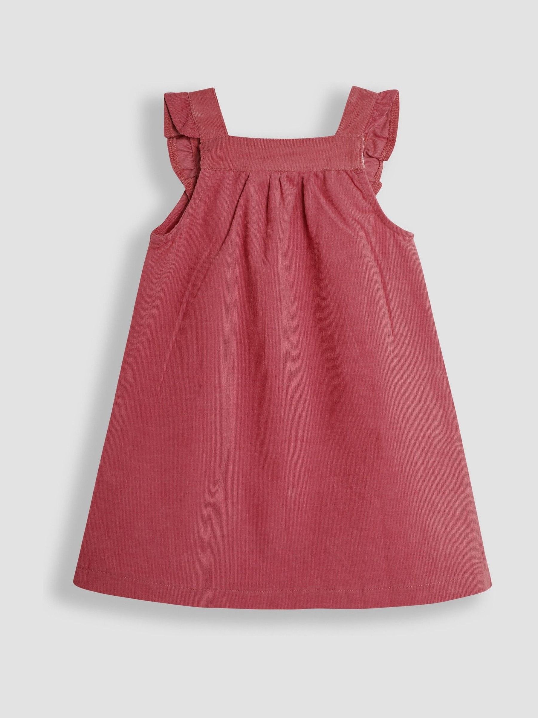 Buy JoJo Maman Bebe Pink Applique Cord Pinafore Dress Top Set from the JoJo Maman Bebe UK online shop