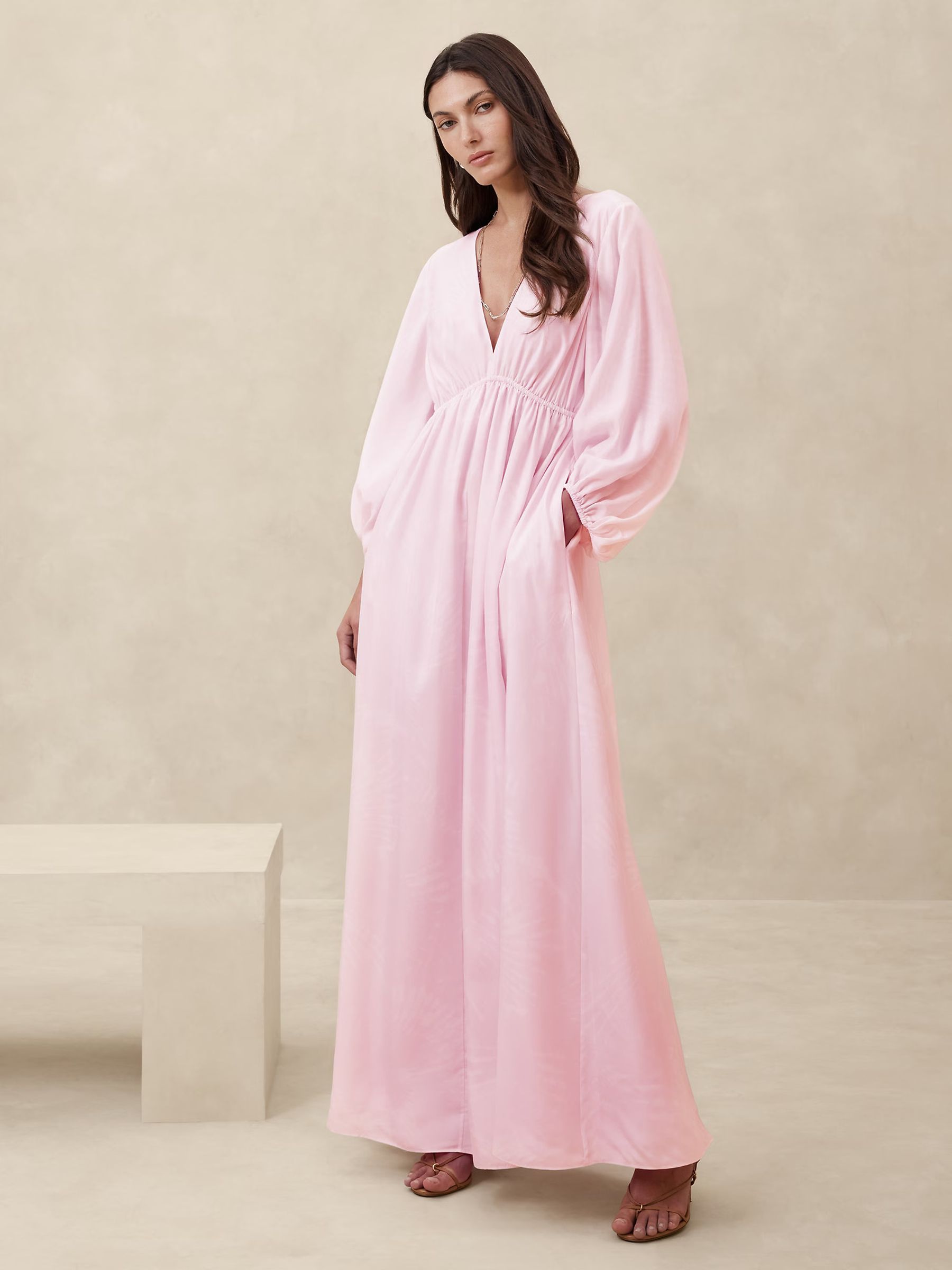 Pink gap dress on sale