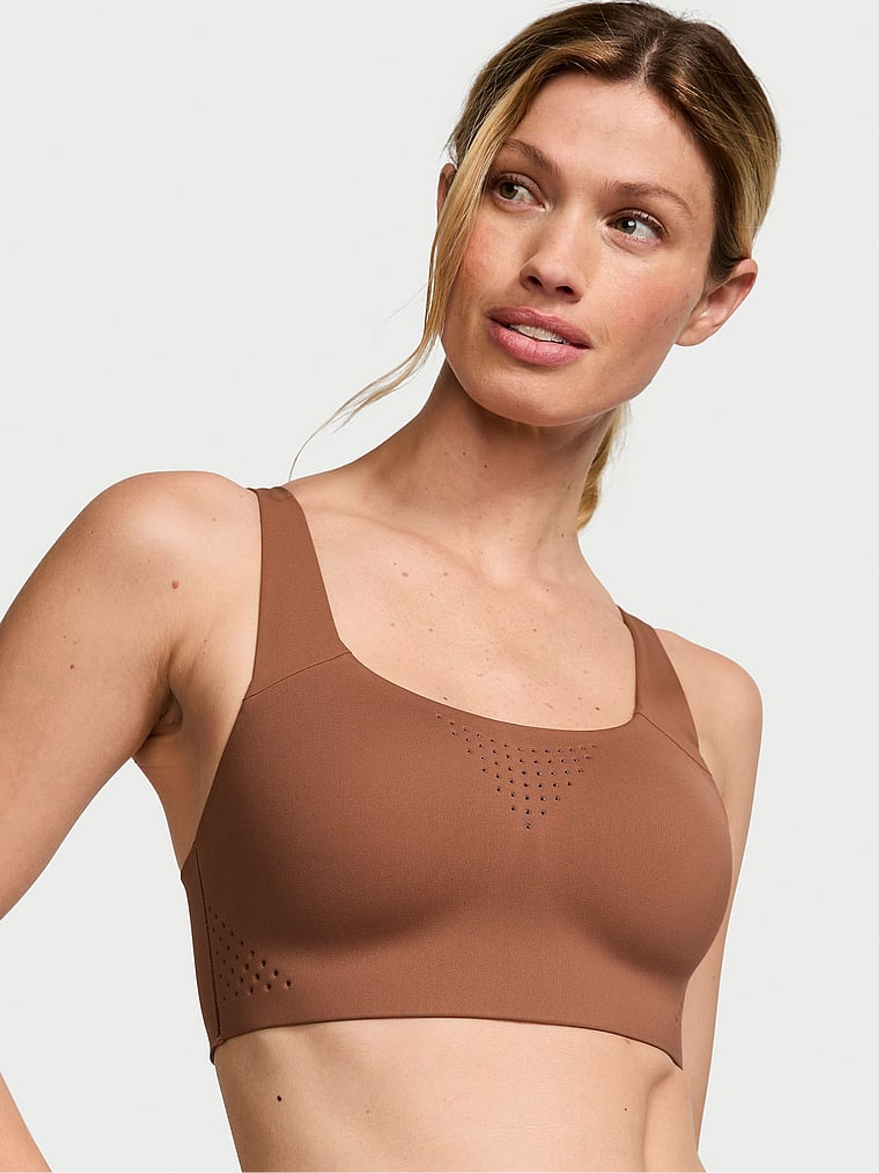 Brown sports bra clearance