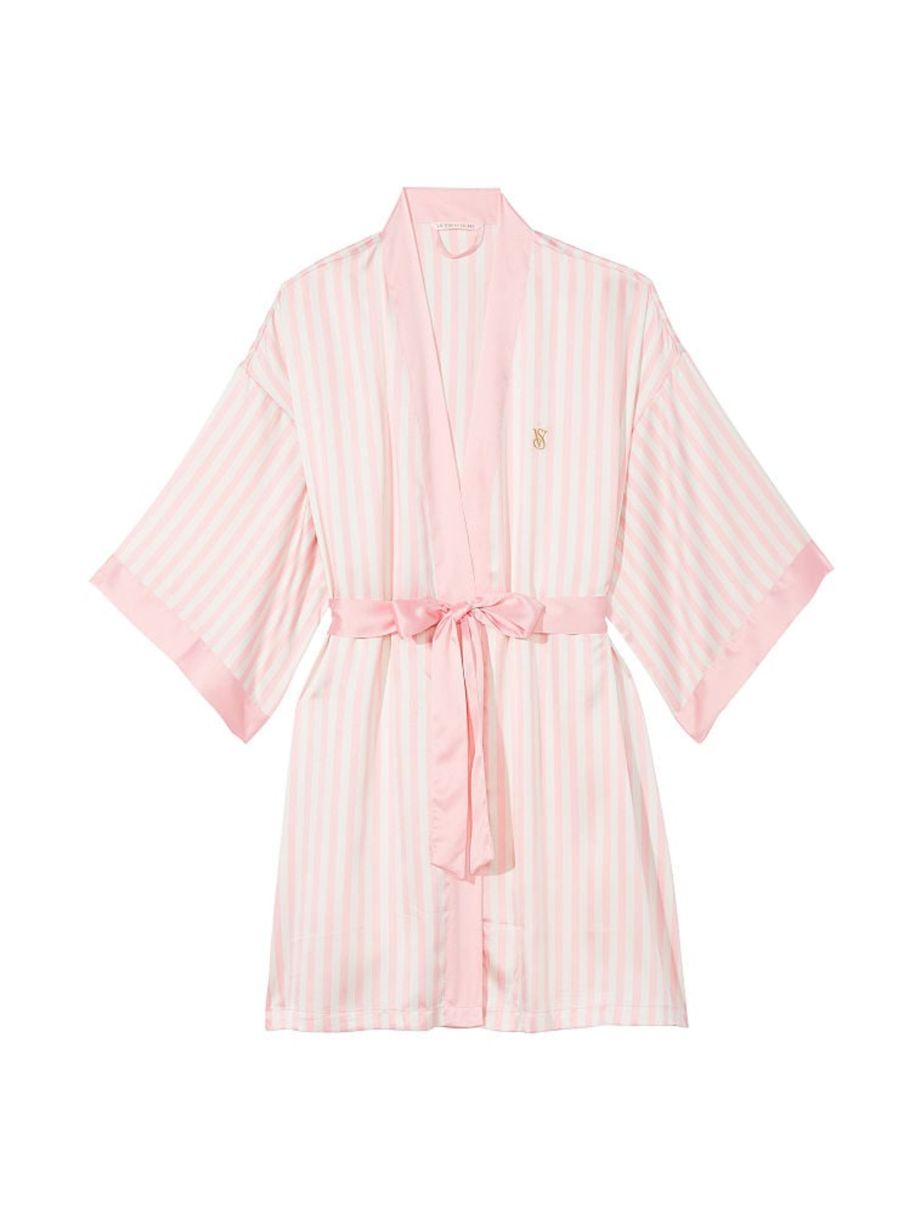 Pink victoria secret dressing gown new arrivals
