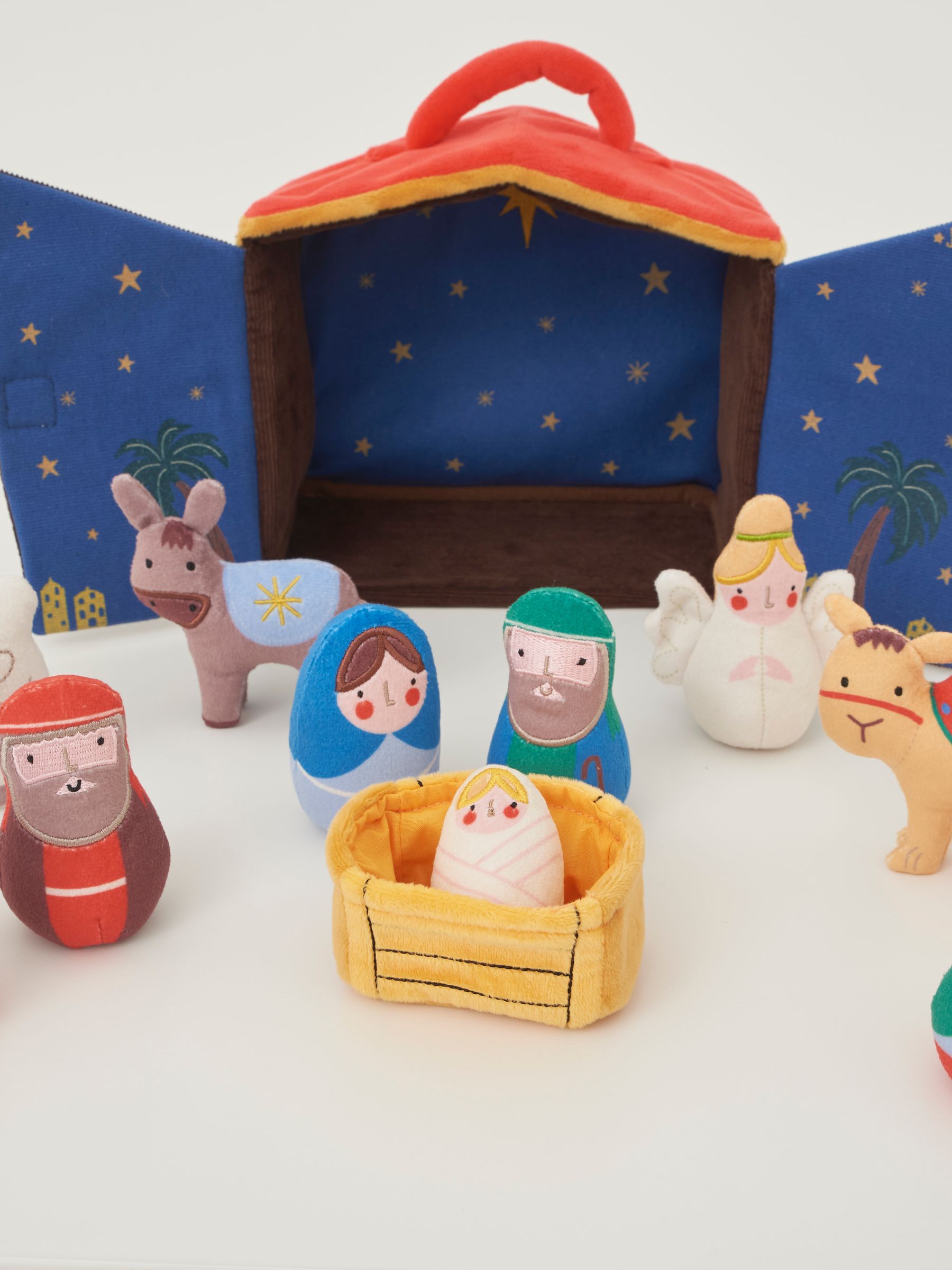 Plush nativity clearance