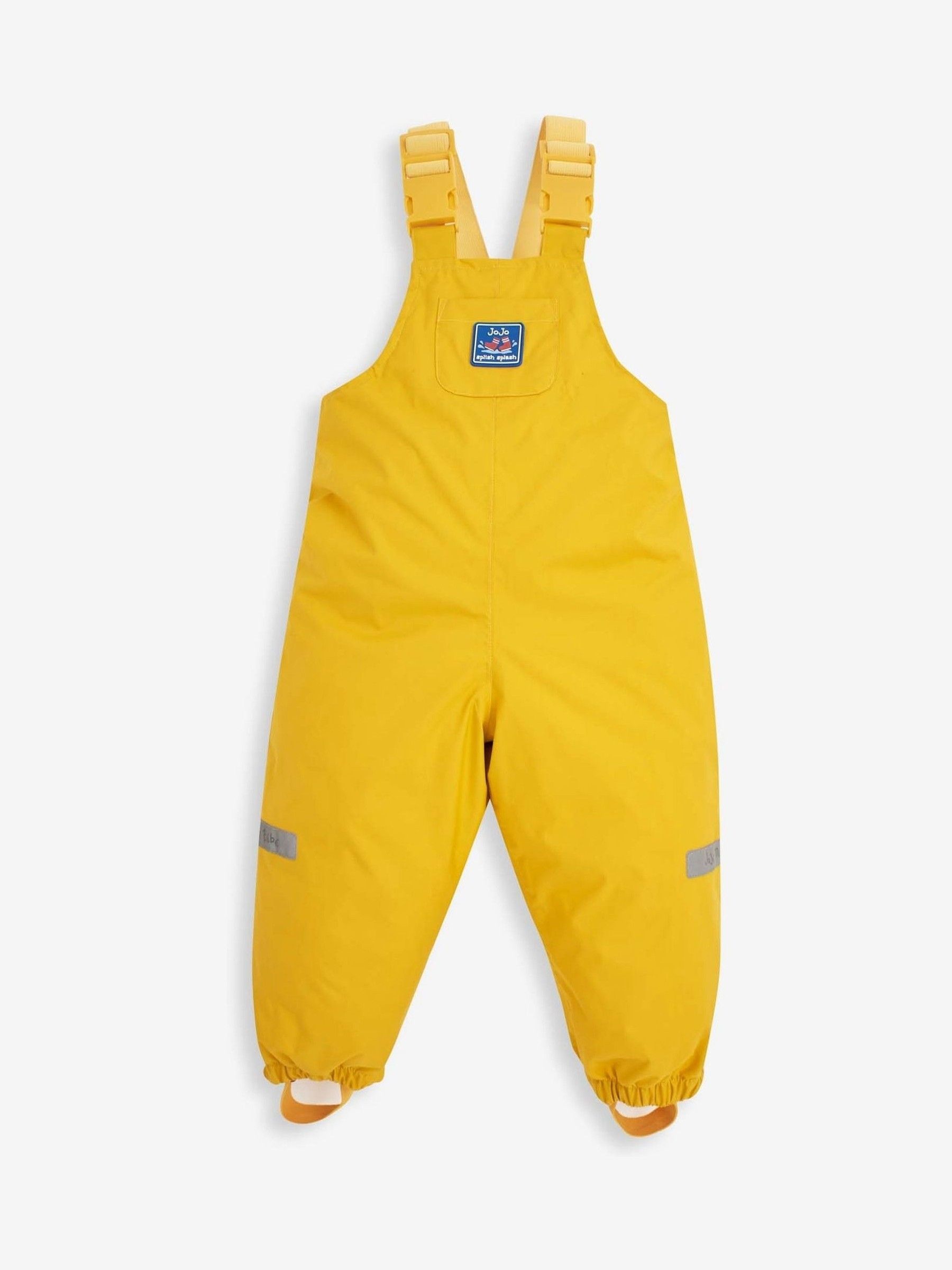 Buy JoJo Maman Bebe Mustard Yellow Pack Away Waterproof Dungarees from the JoJo Maman Bebe UK online shop