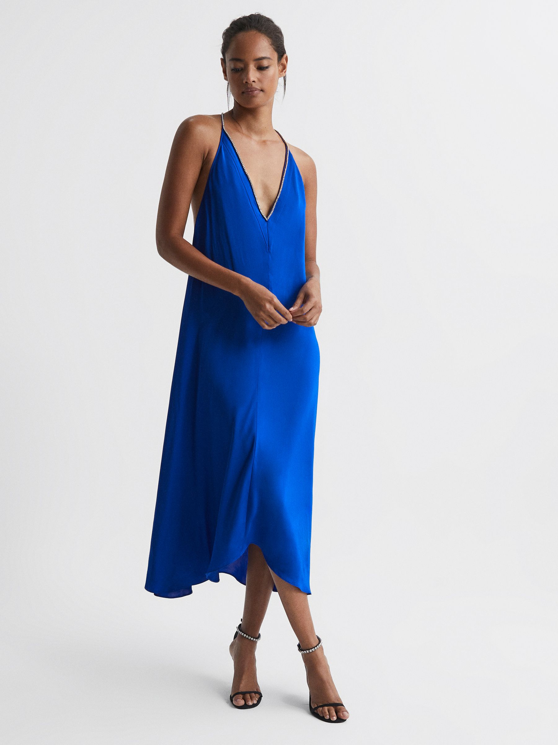 Reiss royal blue dress hot sale