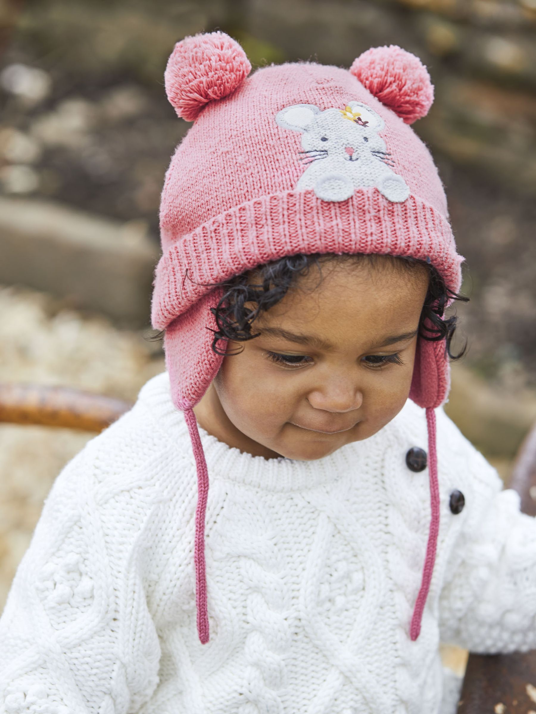 Pink baby cap 2025