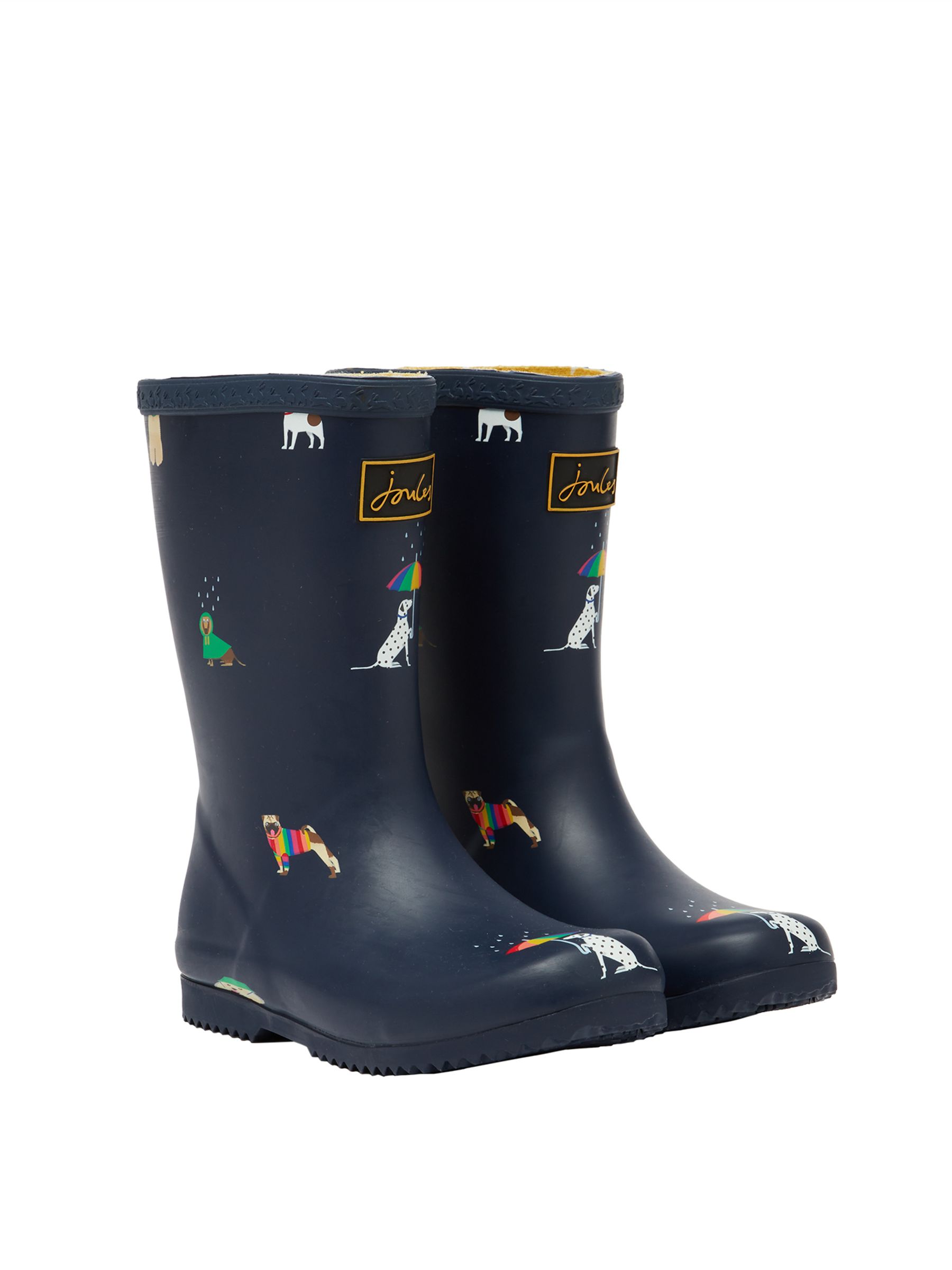 Joules dog print rain boots new arrivals