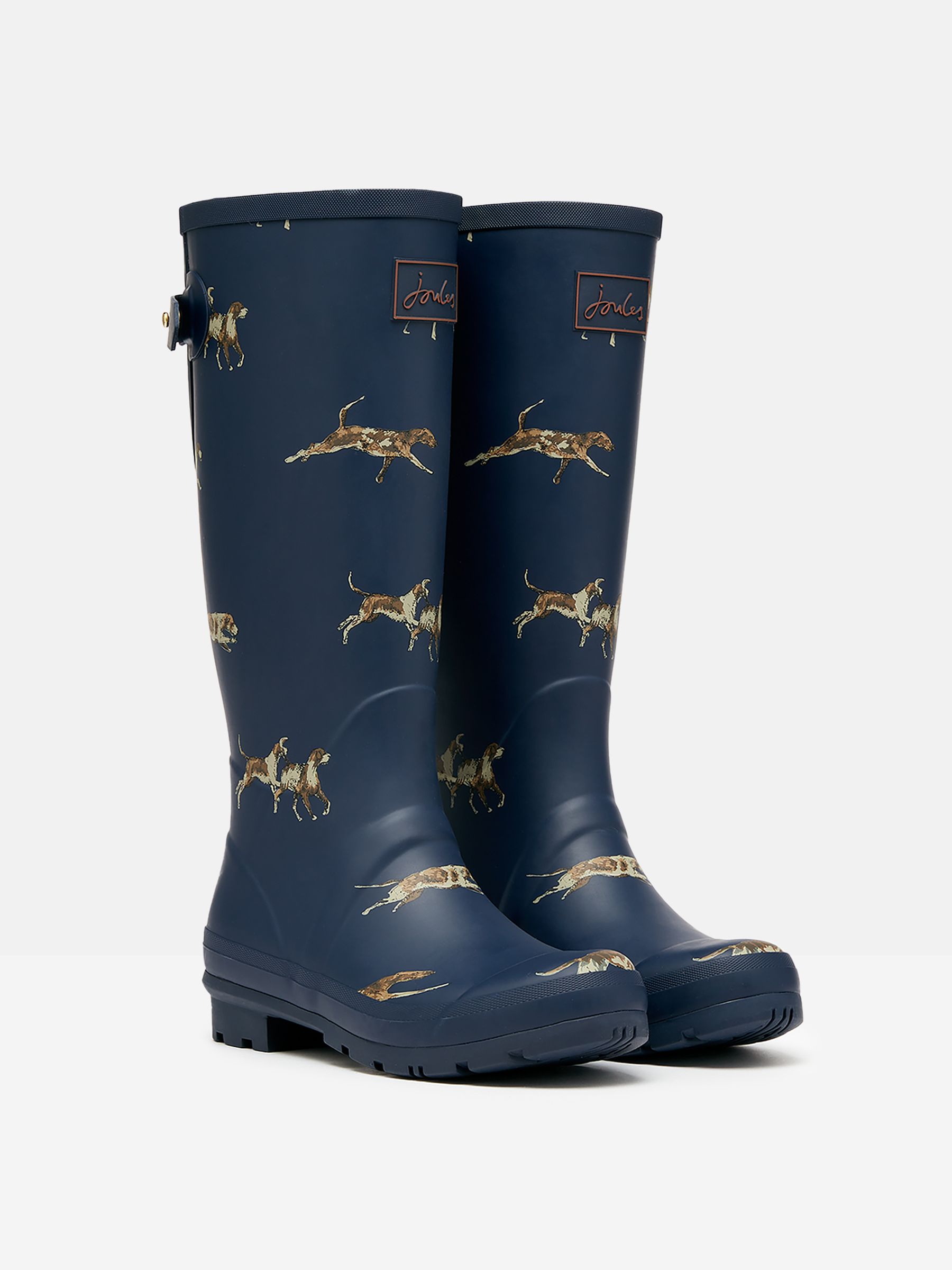 Navy blue wellies womens outlet
