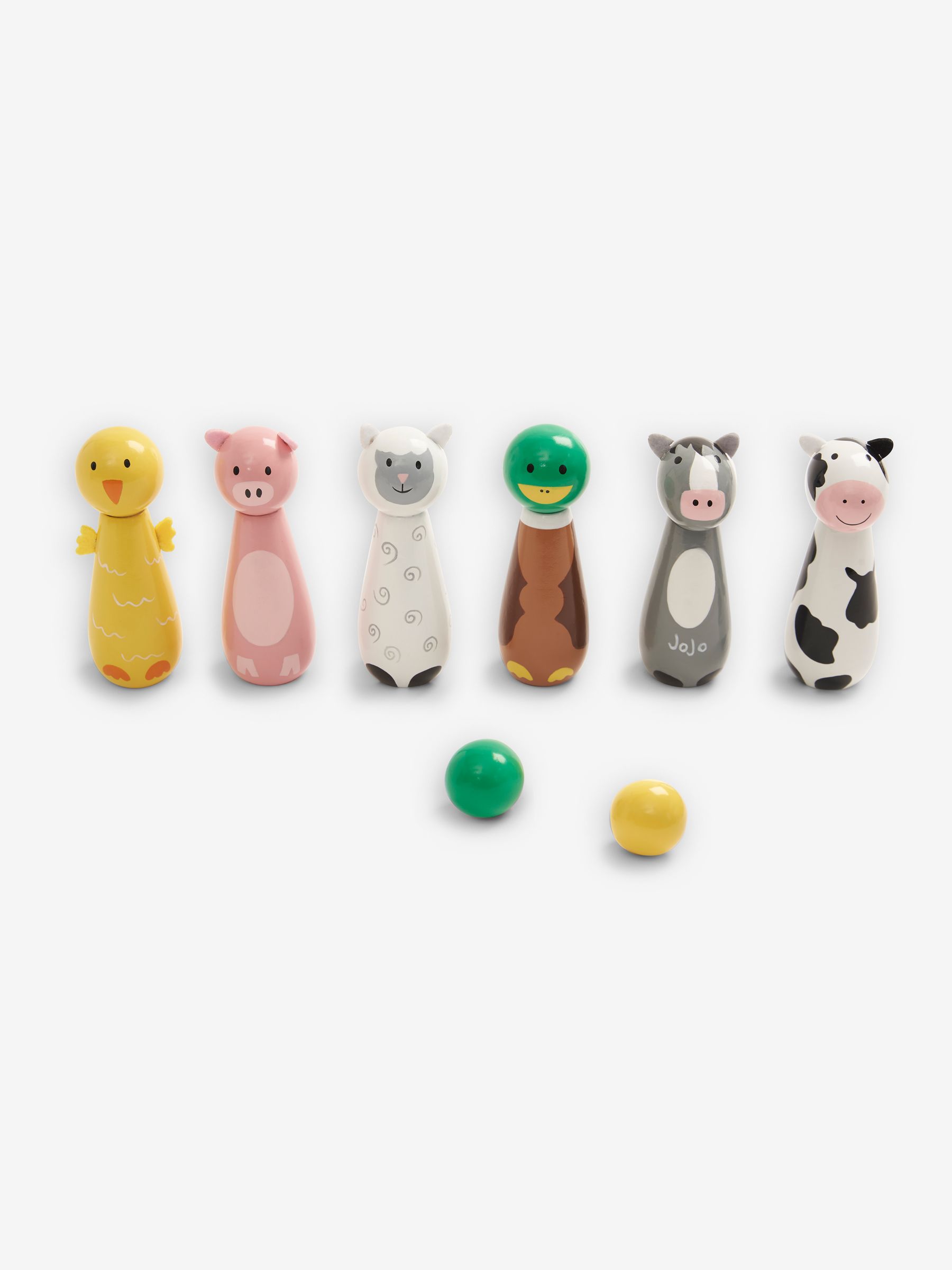 Wooden animal skittles outlet