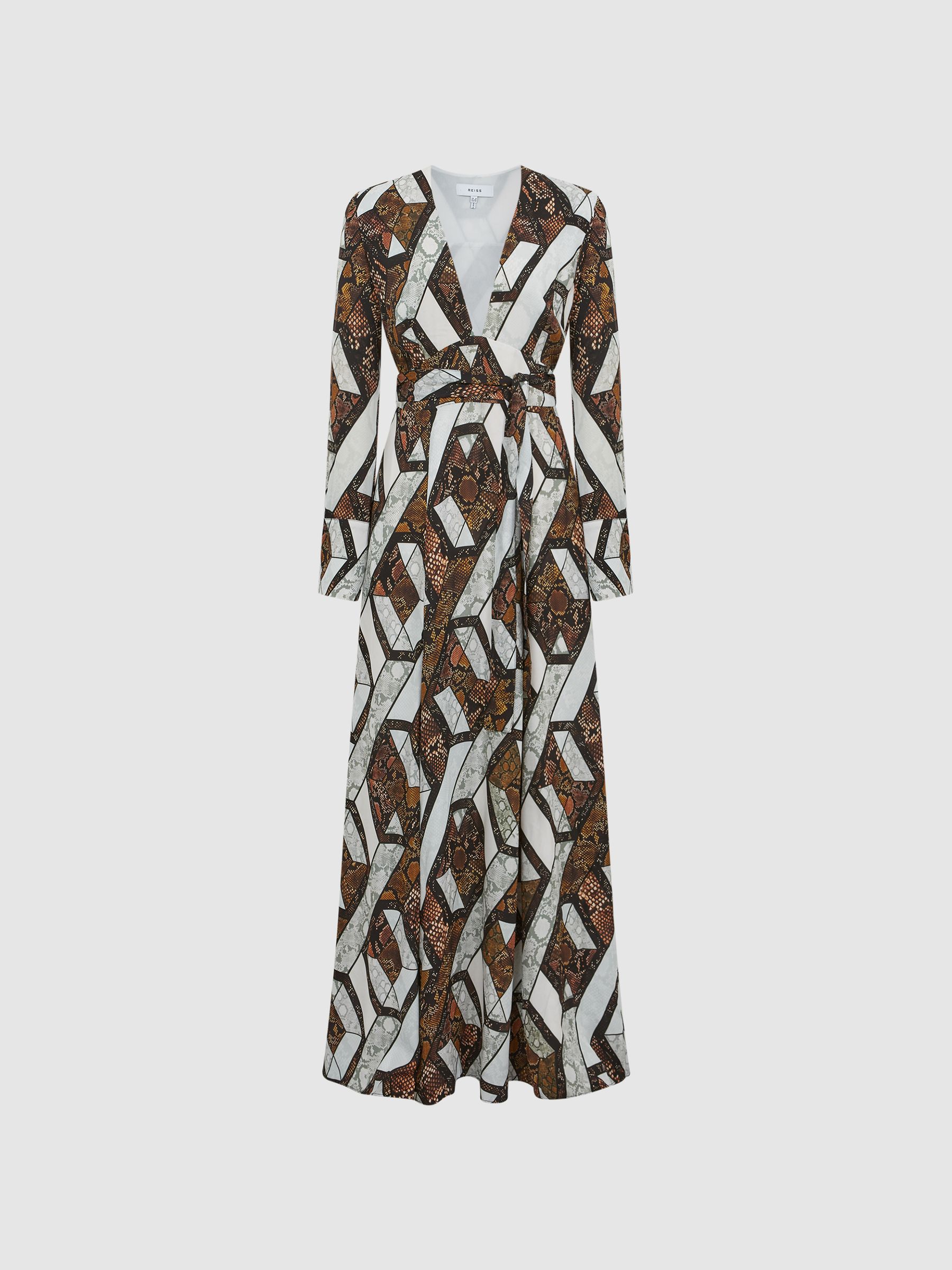 Reiss snake print dress new arrivals