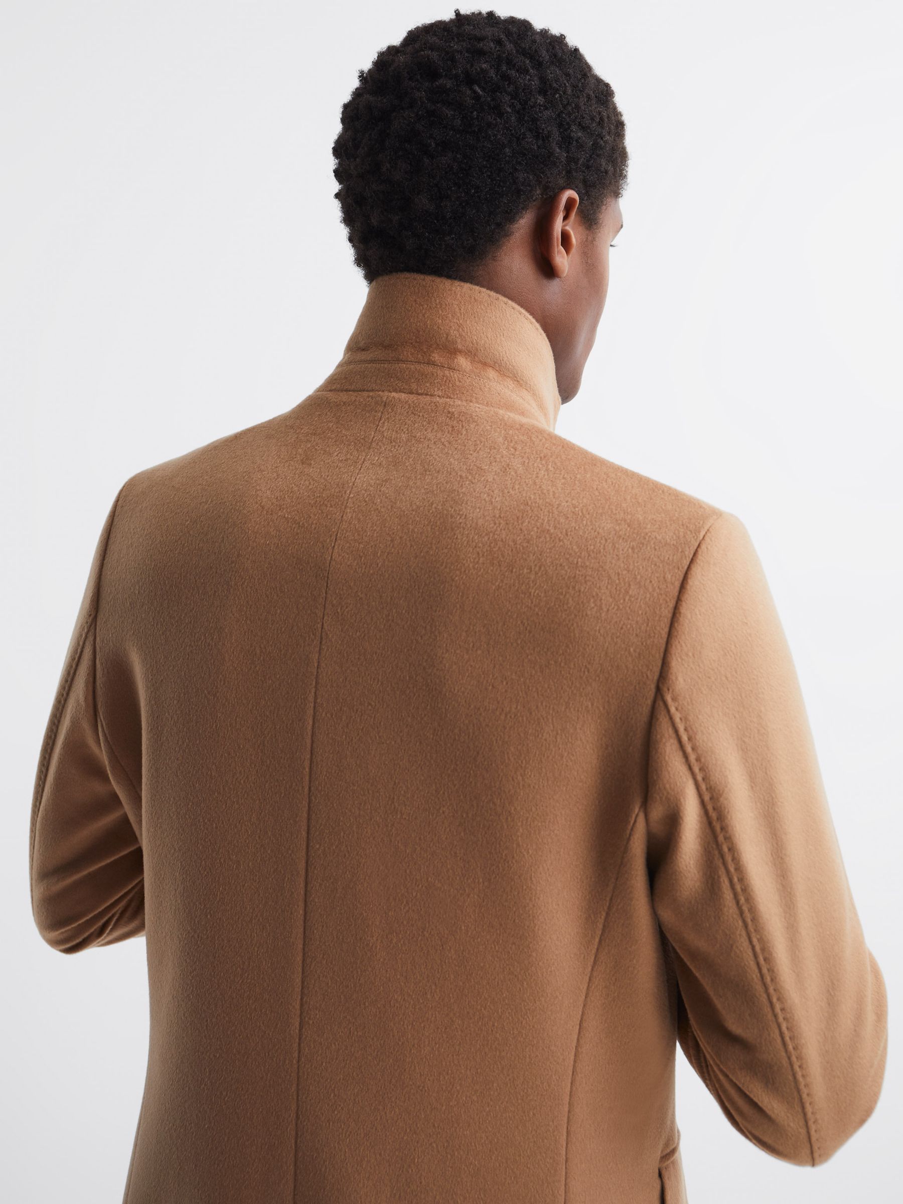Reiss mens camel coat hotsell