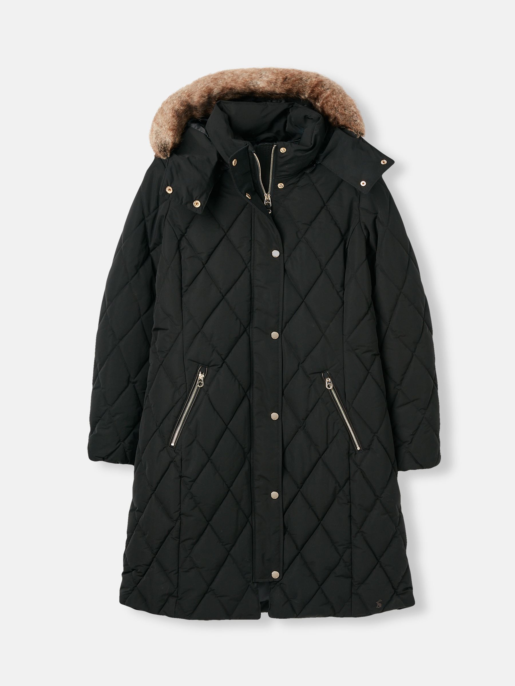 Uppingham Black Diamond Quilted Trail Jacket Joules