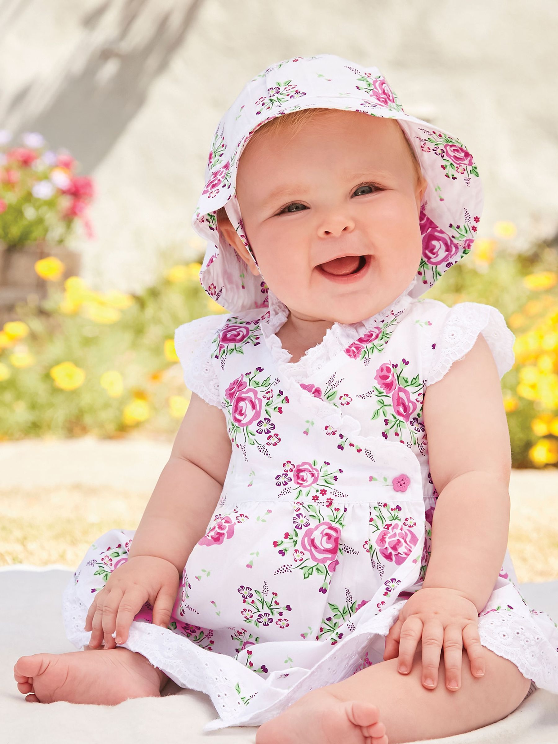 Rose dress for baby girl discount