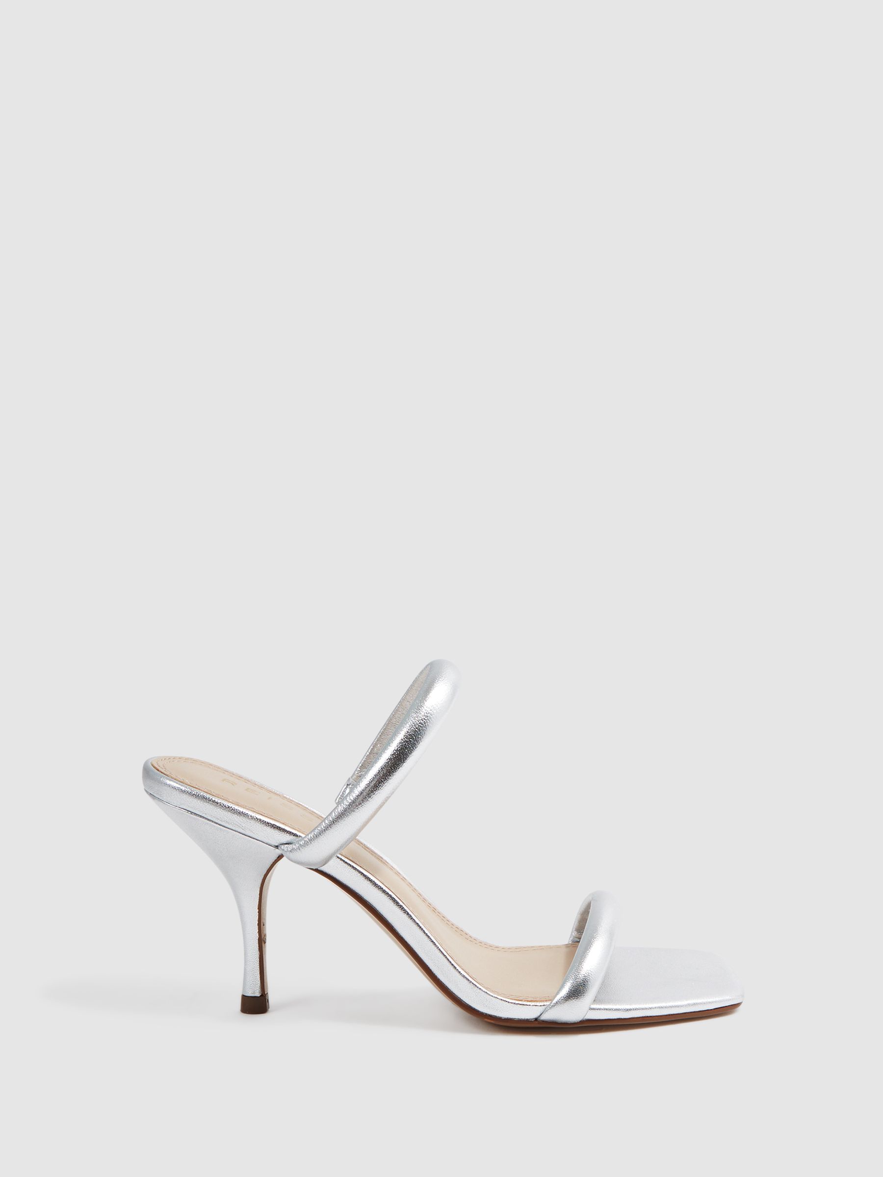 Reiss silver shoes deals