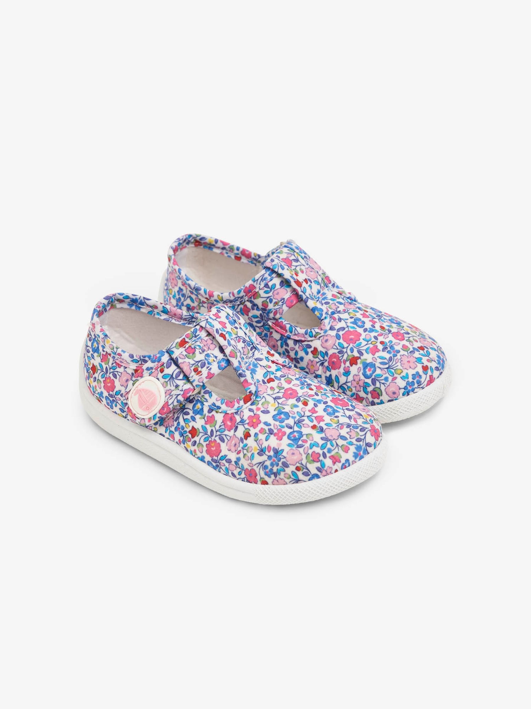 Buy JoJo Maman Bebe Summer Ditsy Girls Canvas Summer Shoes from the JoJo Maman Bebe UK online shop