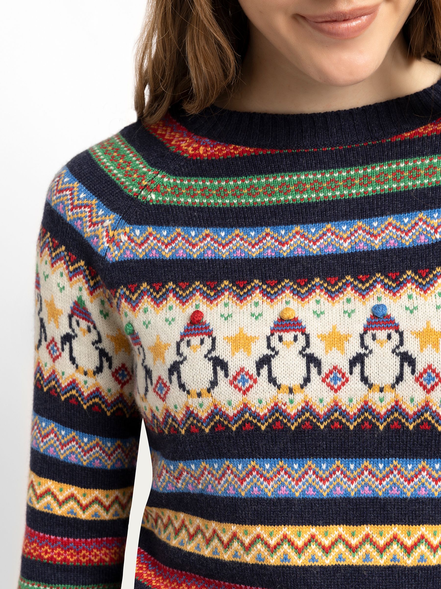Womens penguin christmas jumper 2025