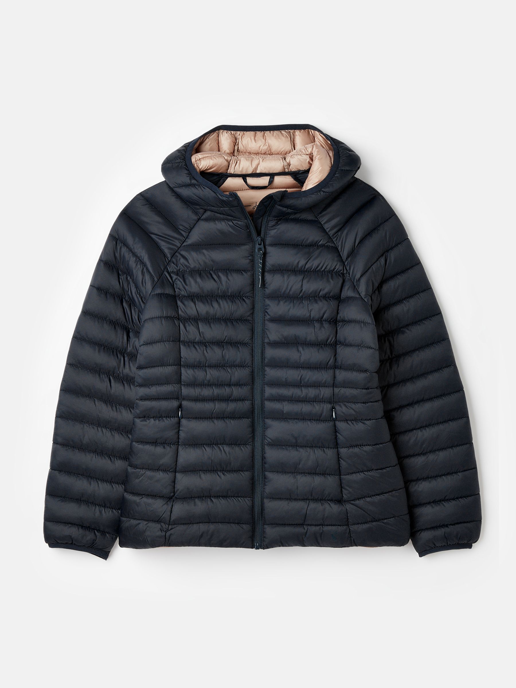 Bramley Navy Showerproof Packable Padded Coat Joules