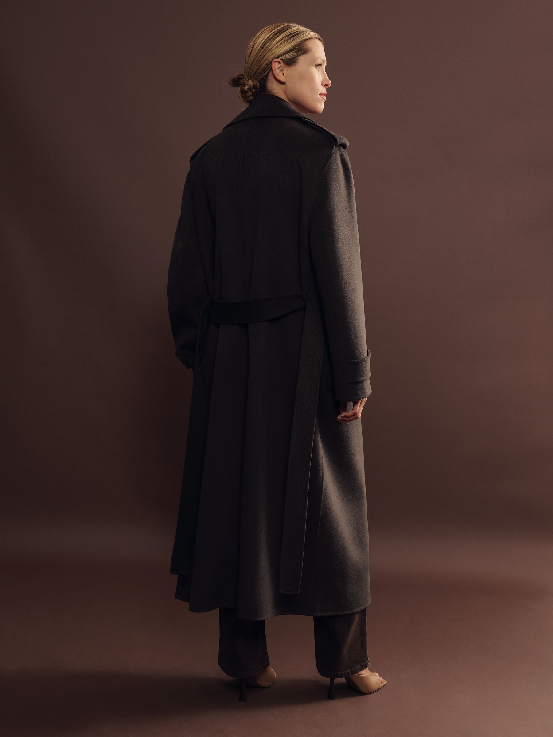 Reiss mabel coat black store