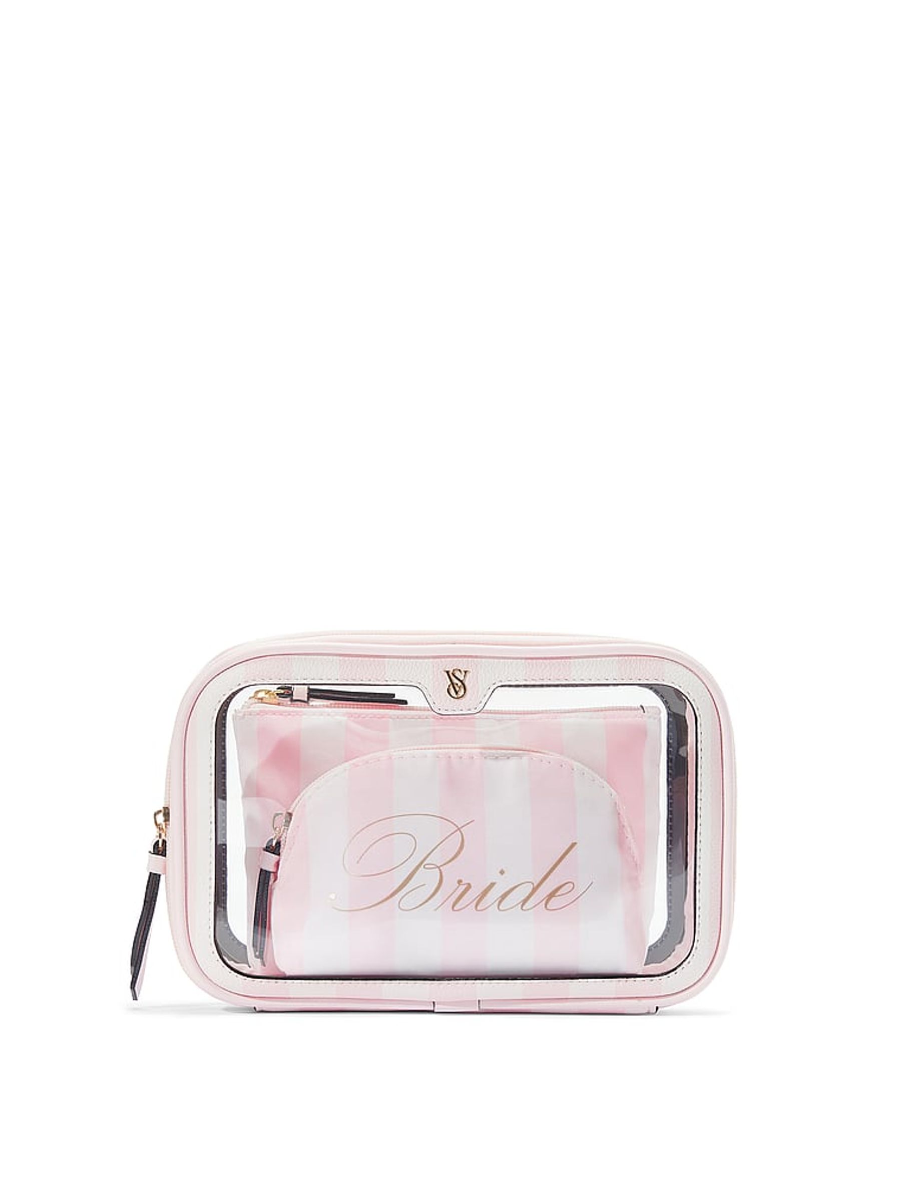 Buy Victoria s Secret Bridal Blush Pink Getaway Trio Makeup Bag from the Victoria s Secret UK online shop