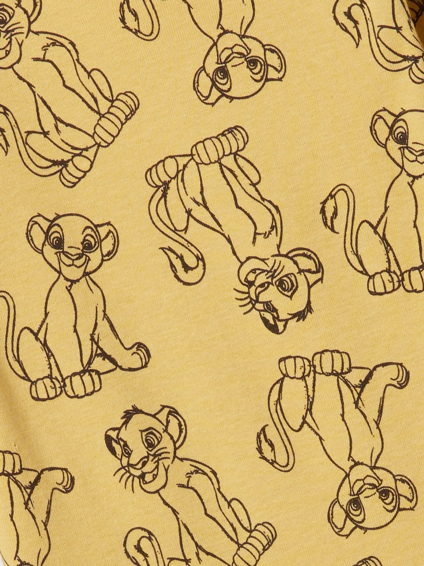 Buy Yellow Simba Disney Lion King Cotton Long Sleeve Pyjama Set 6mths 5yrs from the Gap online shop