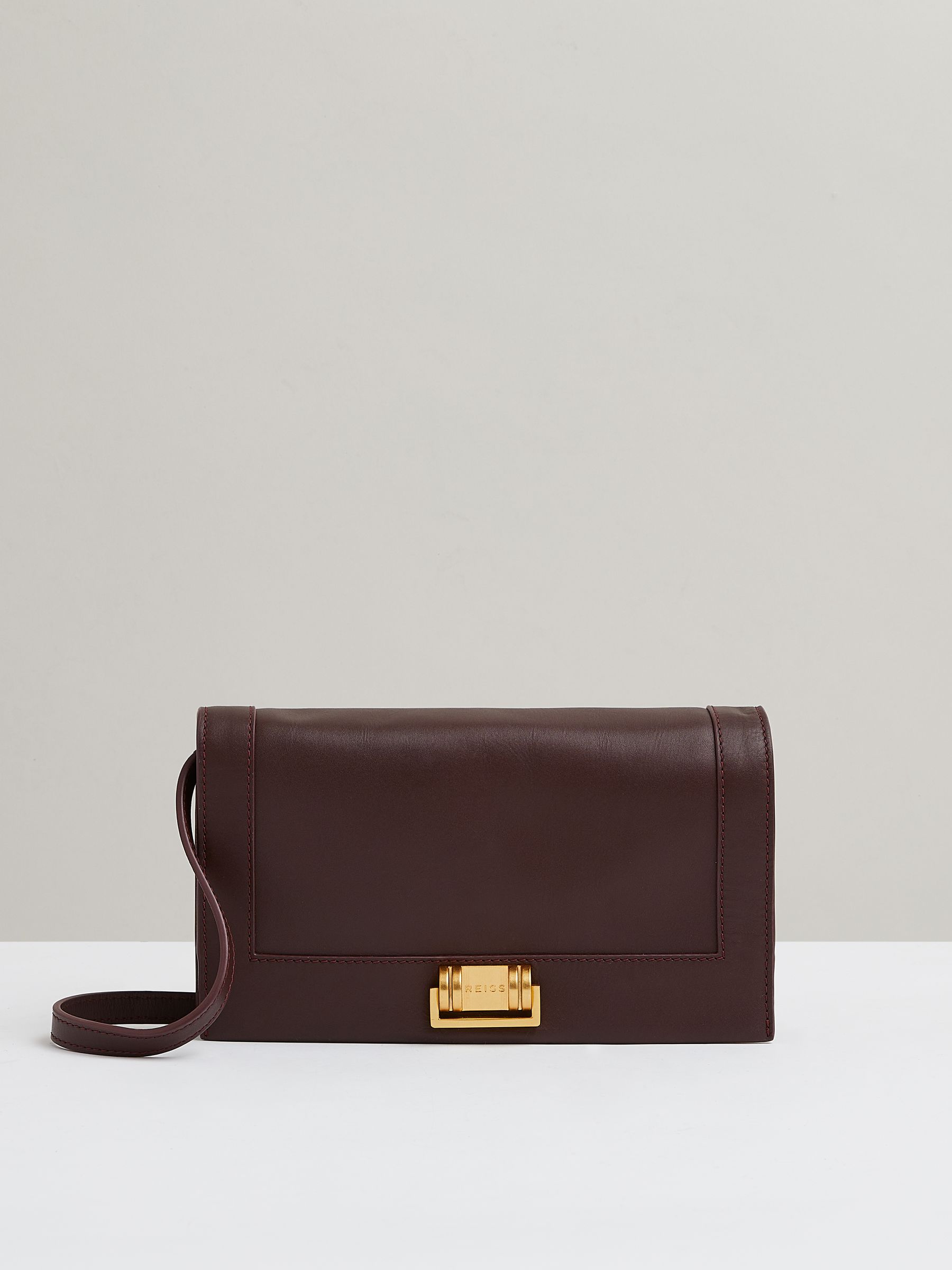 Oxblood leather bag discount
