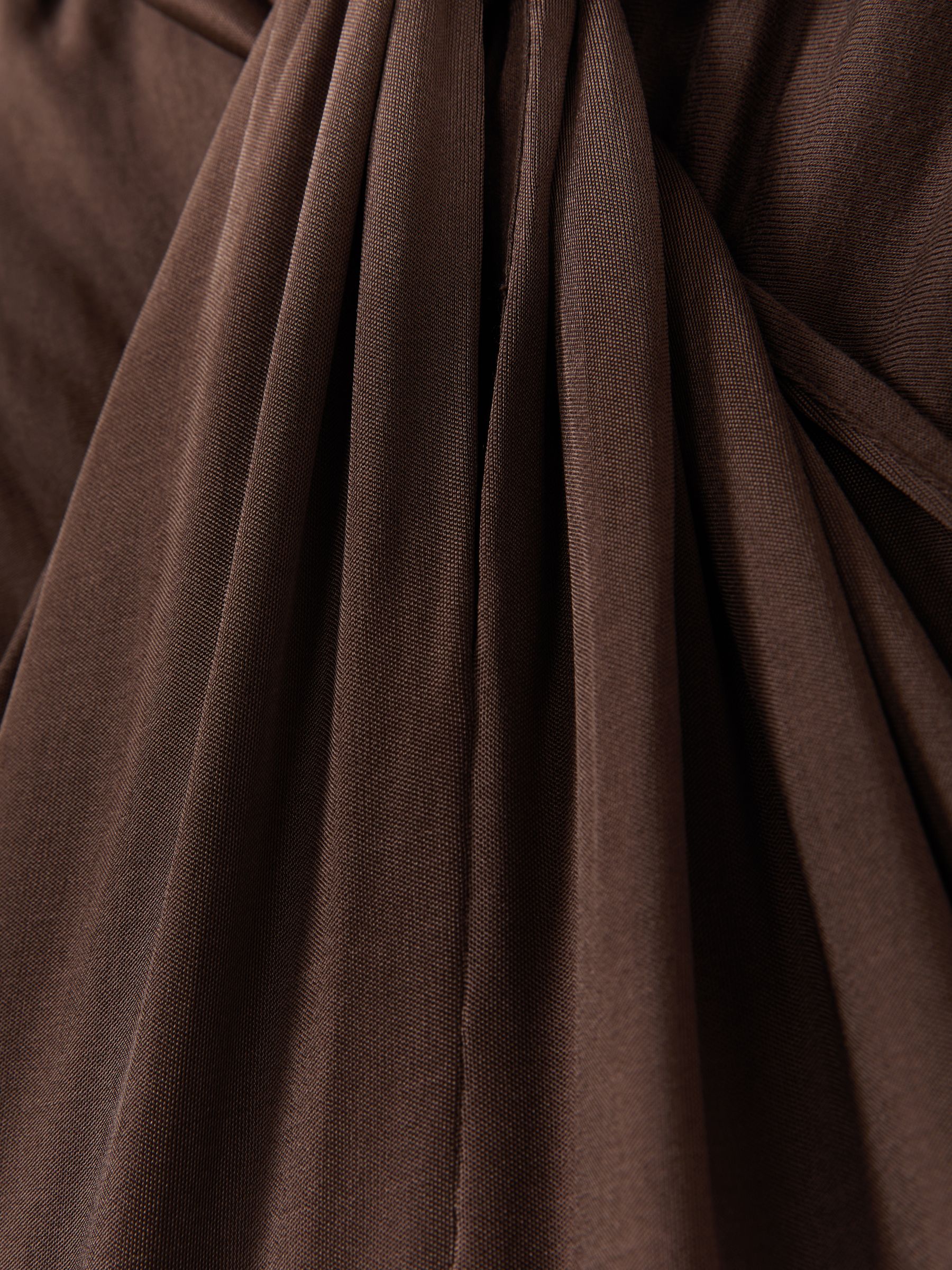 Reiss chocolate jumpsuit clearance