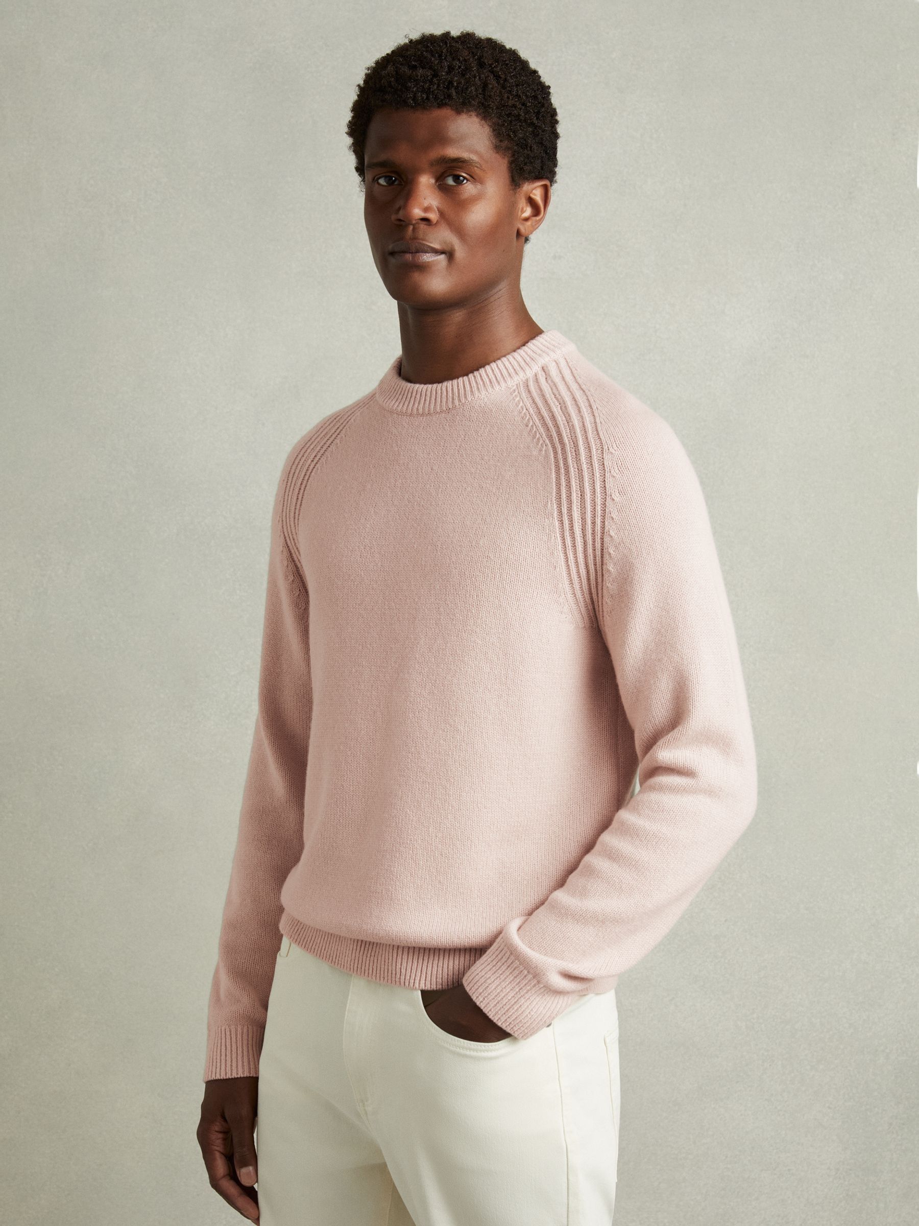 Pink long sleeve jumper hot sale