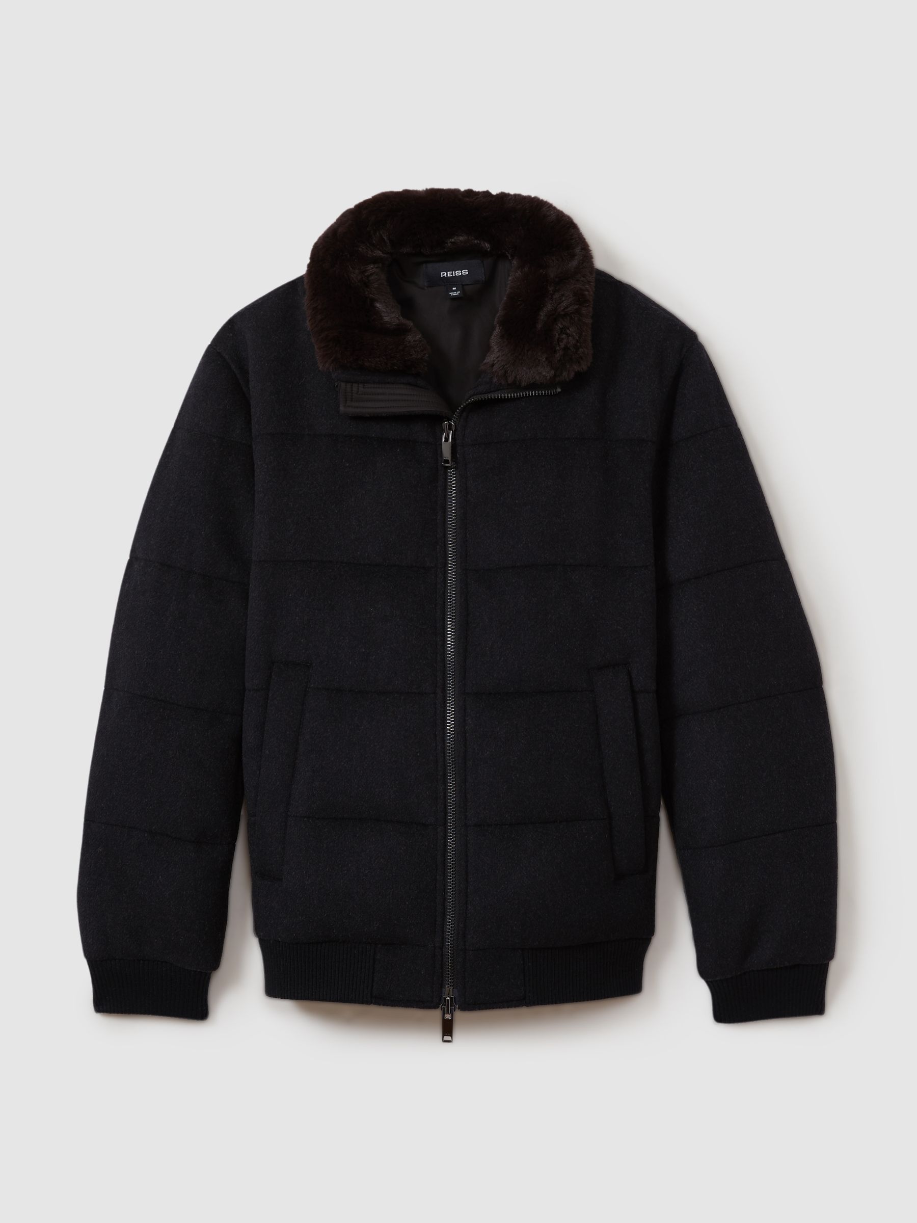 Reiss fur jacket sales