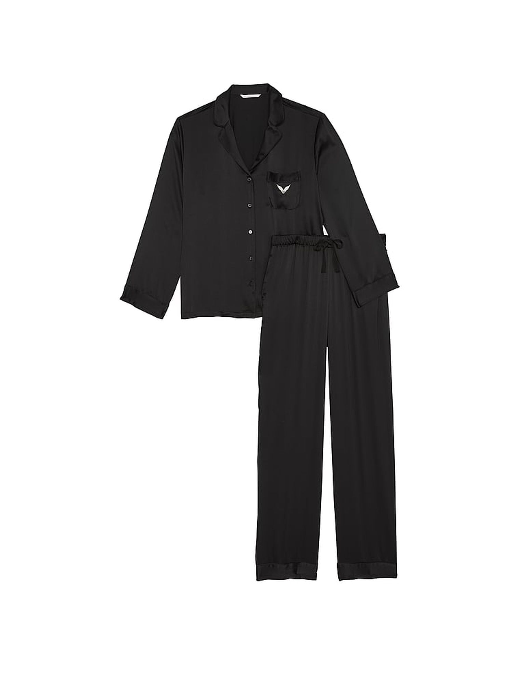 Victoria secret black pj set hotsell