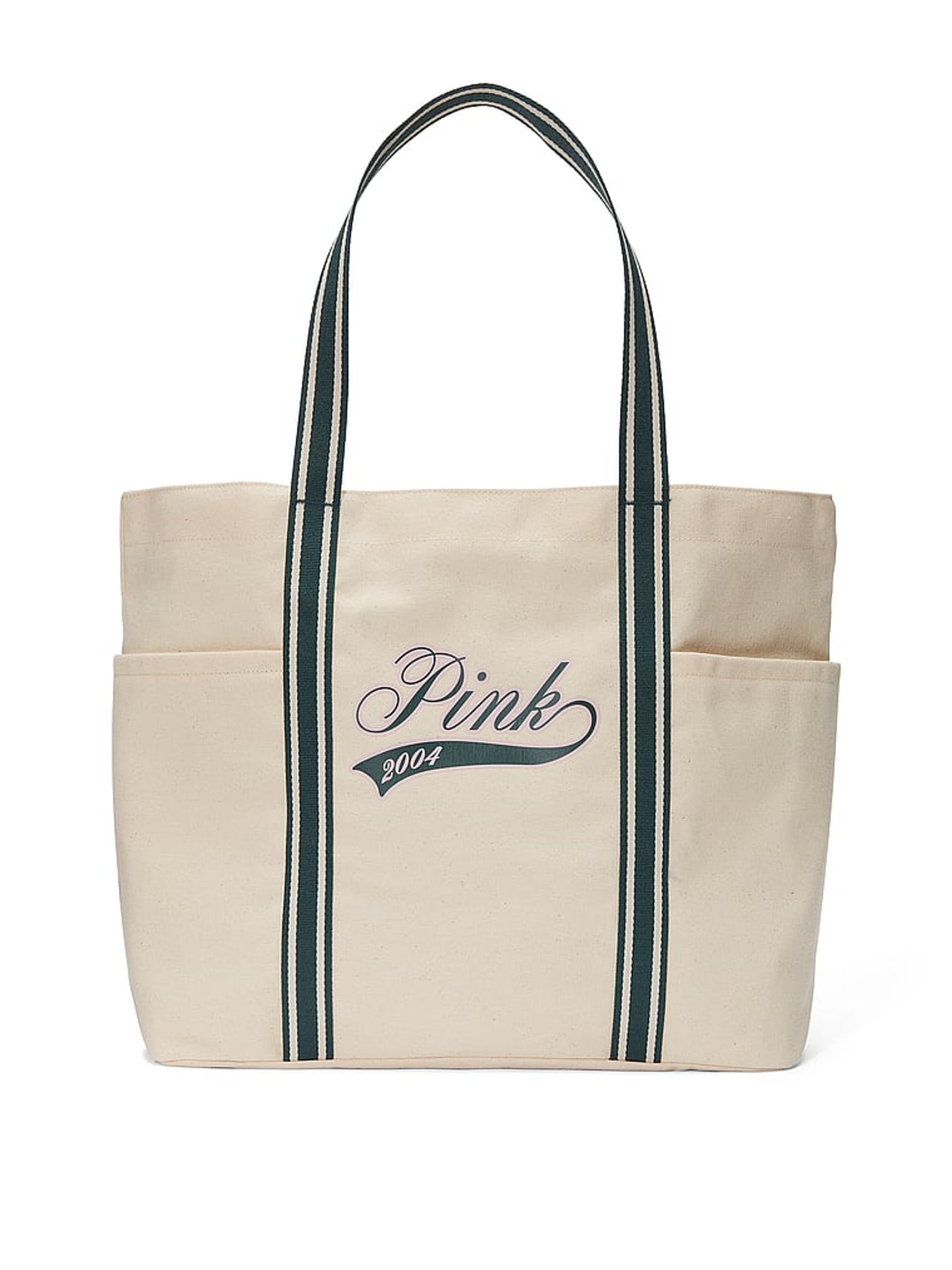 Buy Victoria s Secret Beige Canvas Tote Bag from the Victoria s Secret UK online shop