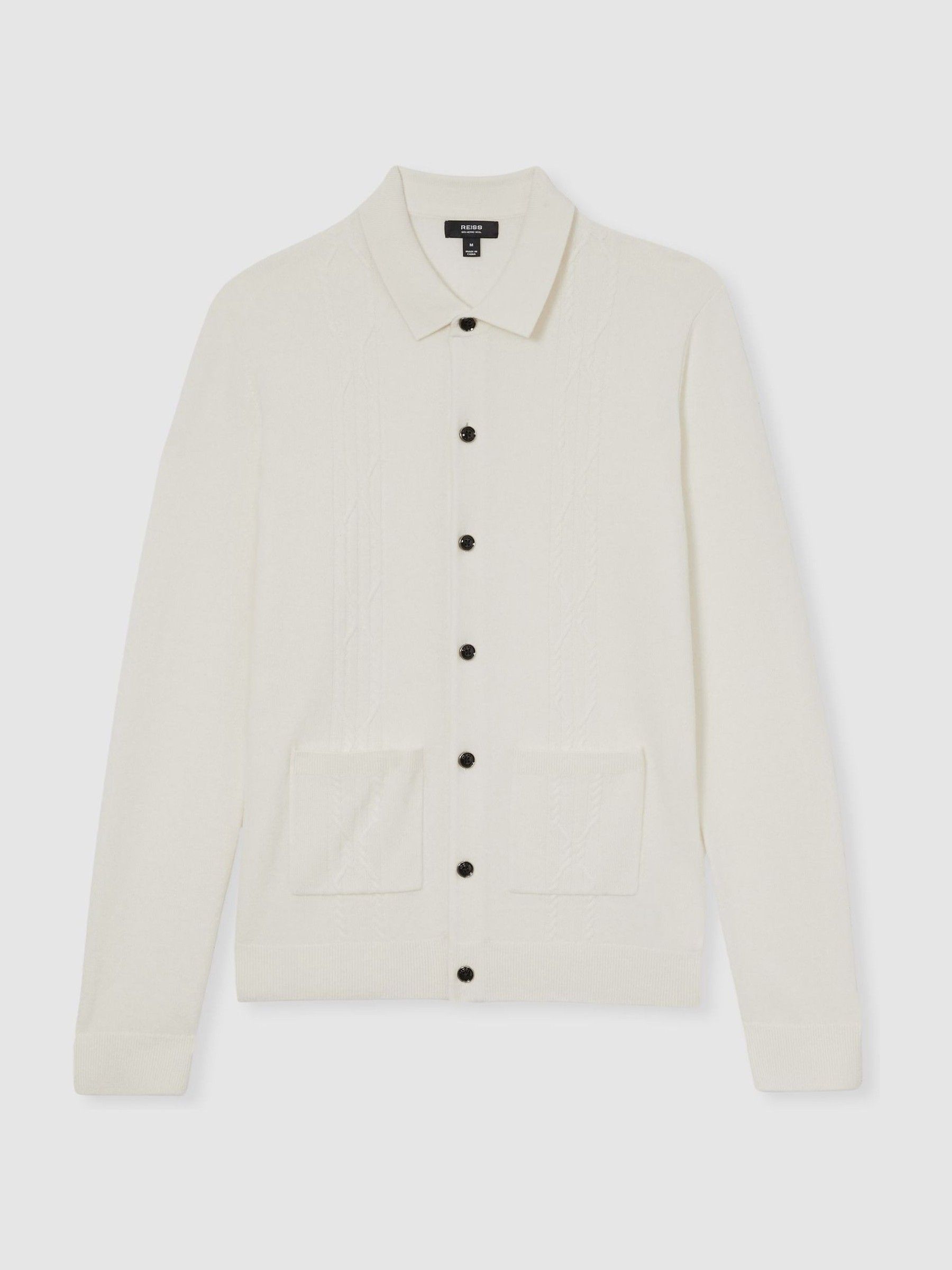 Smart white cardigan hot sale