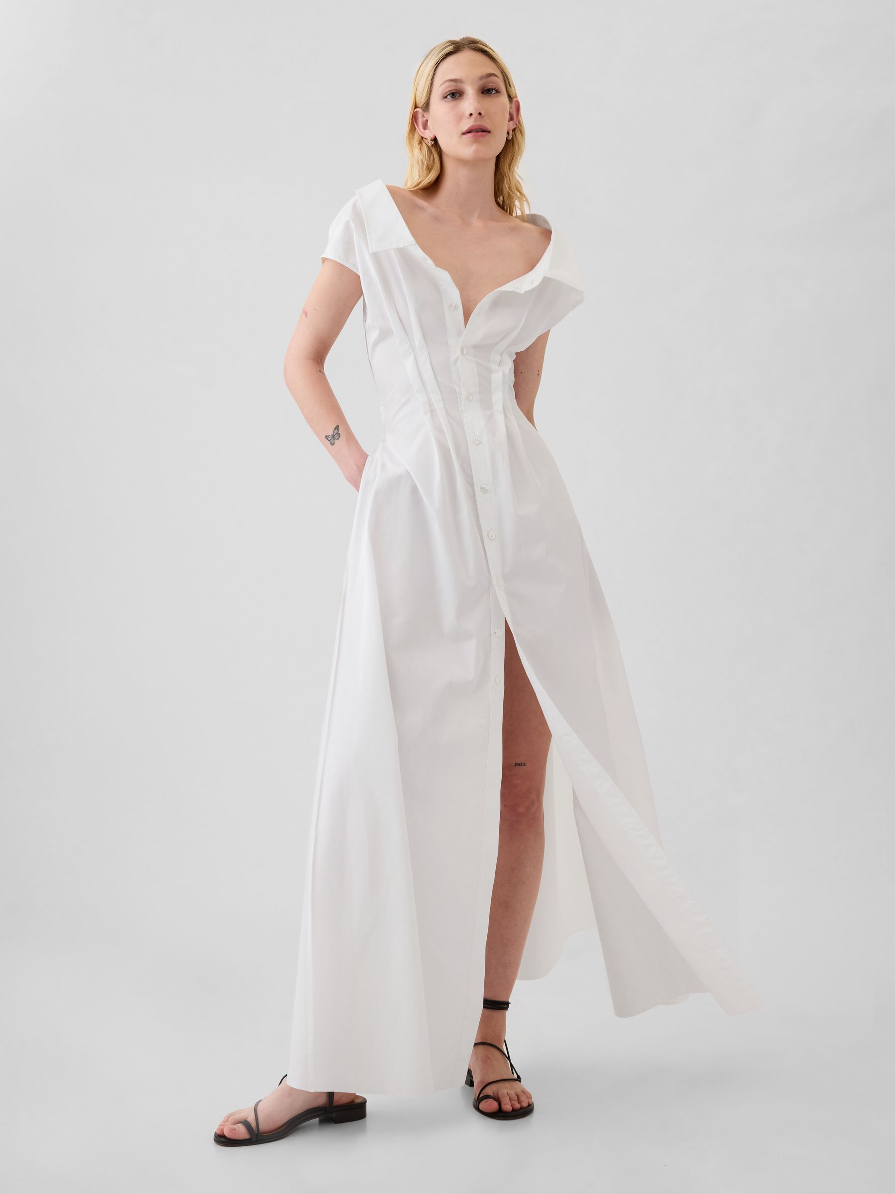 Cheap white shirt dress store