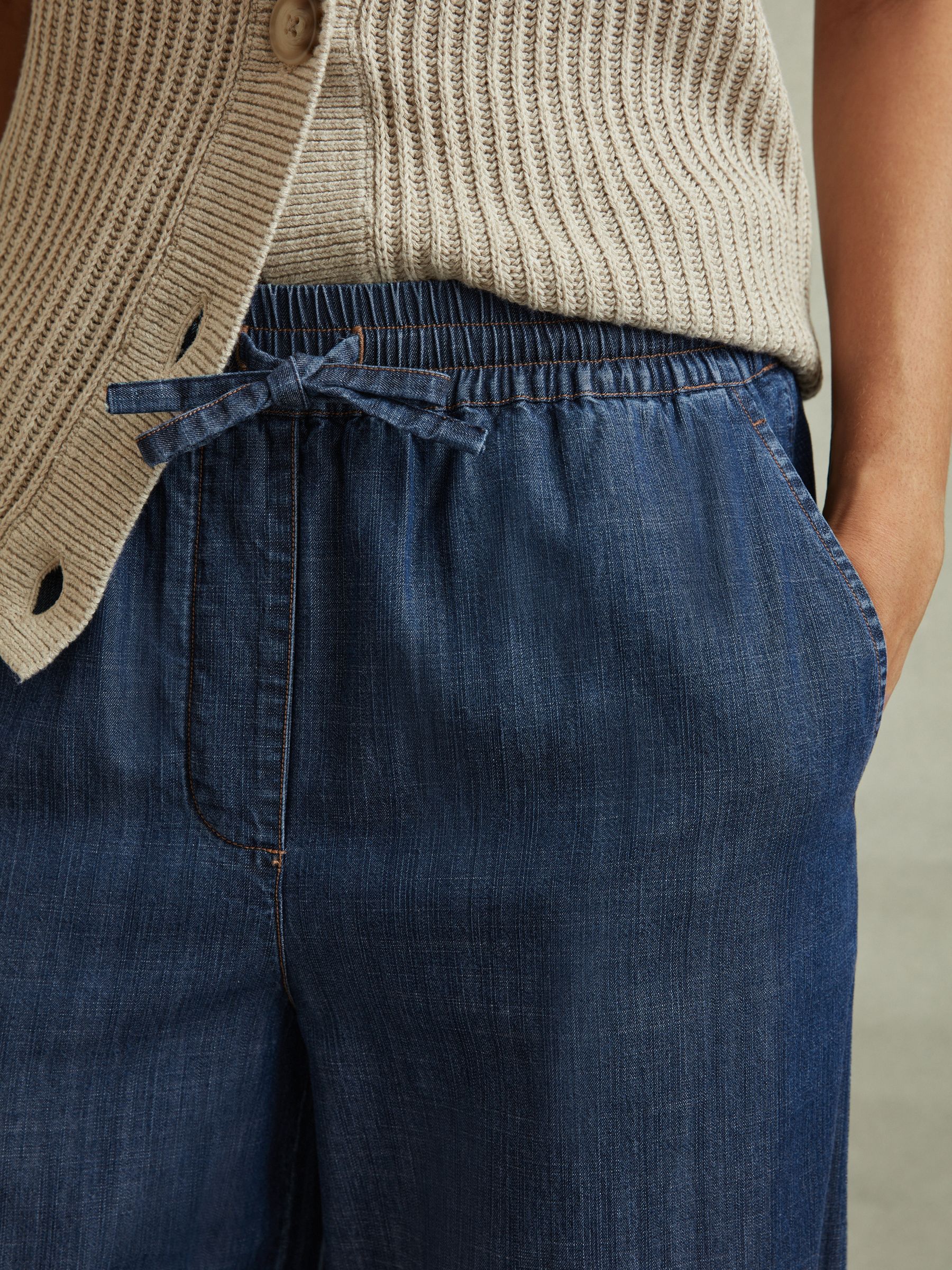 Wide leg trouser jeans petite best sale